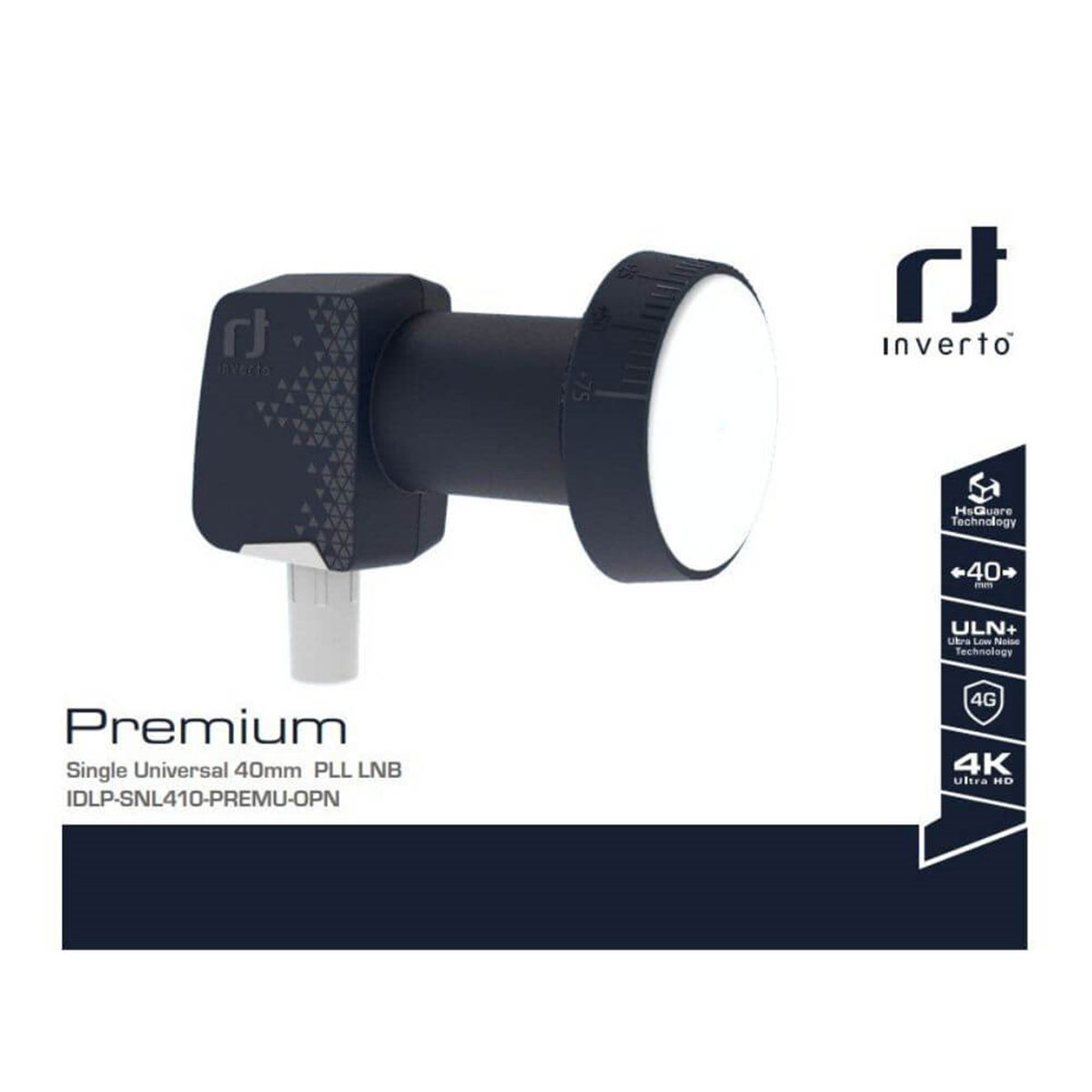 invertoTek Çıkışlı Lnb (Single)inverto Yeni Seri Premium Single 0.1 dB (Tek Çıkışlı) Lnb  Full Hd 4K Uhd Uyumlu