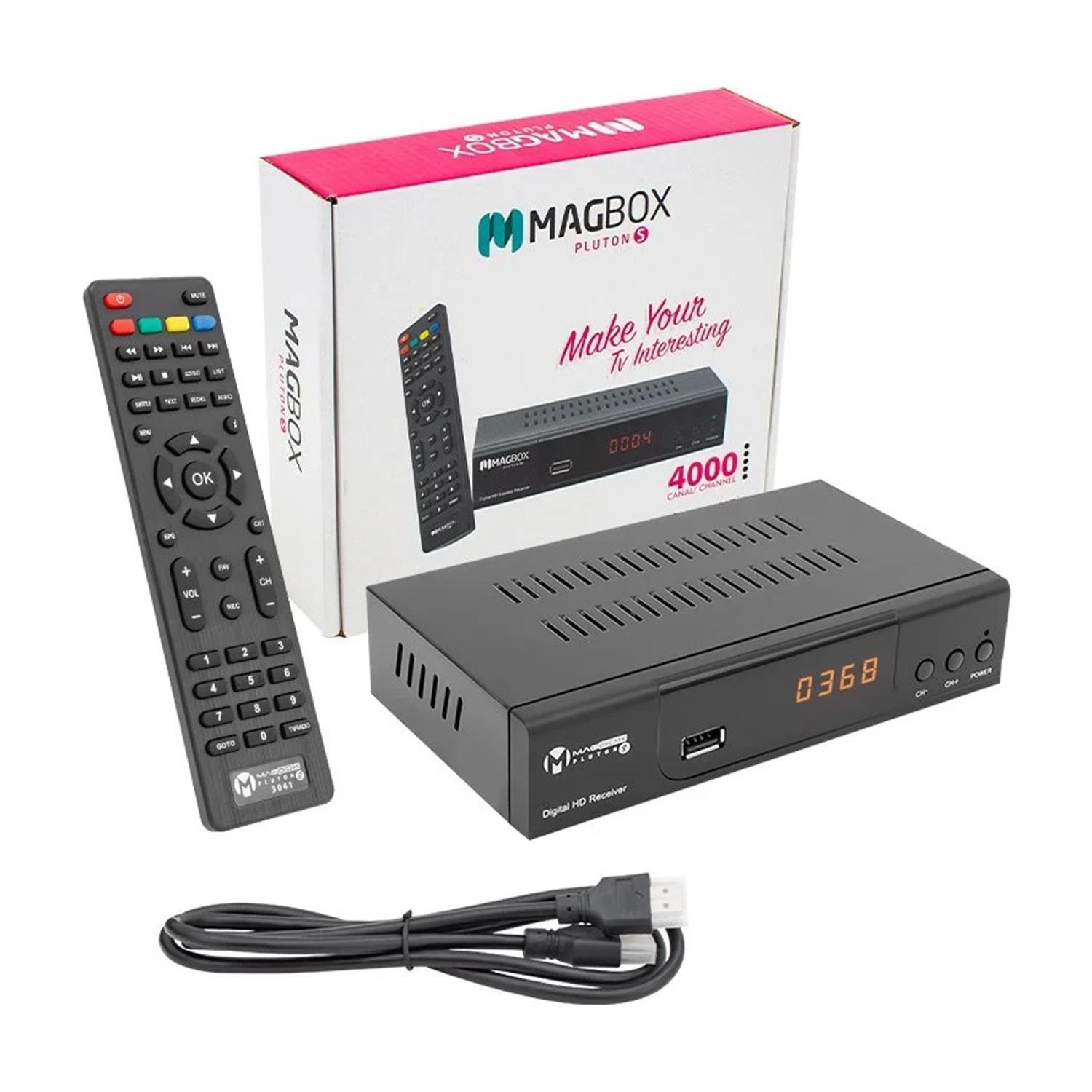 MagBoxMagbox Uydu AlıcılarıMagbox Pluton S Full HD Scart Uydu Alıcısı