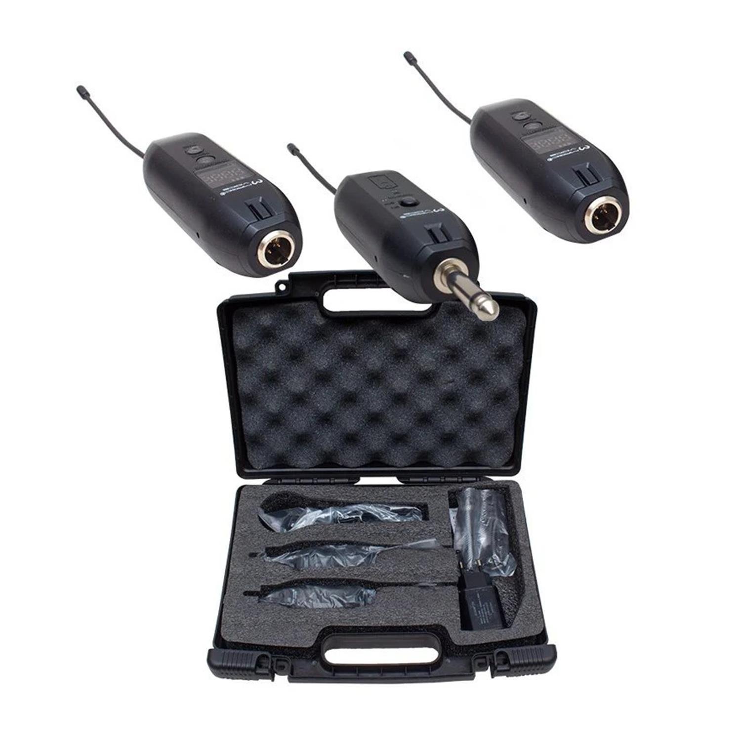 Magic VoiceYaka MikrofonlarıMagicvoice Mv-19596 UHF Yaka Tipi Enstrüman Dörtlü Mikrofon Set