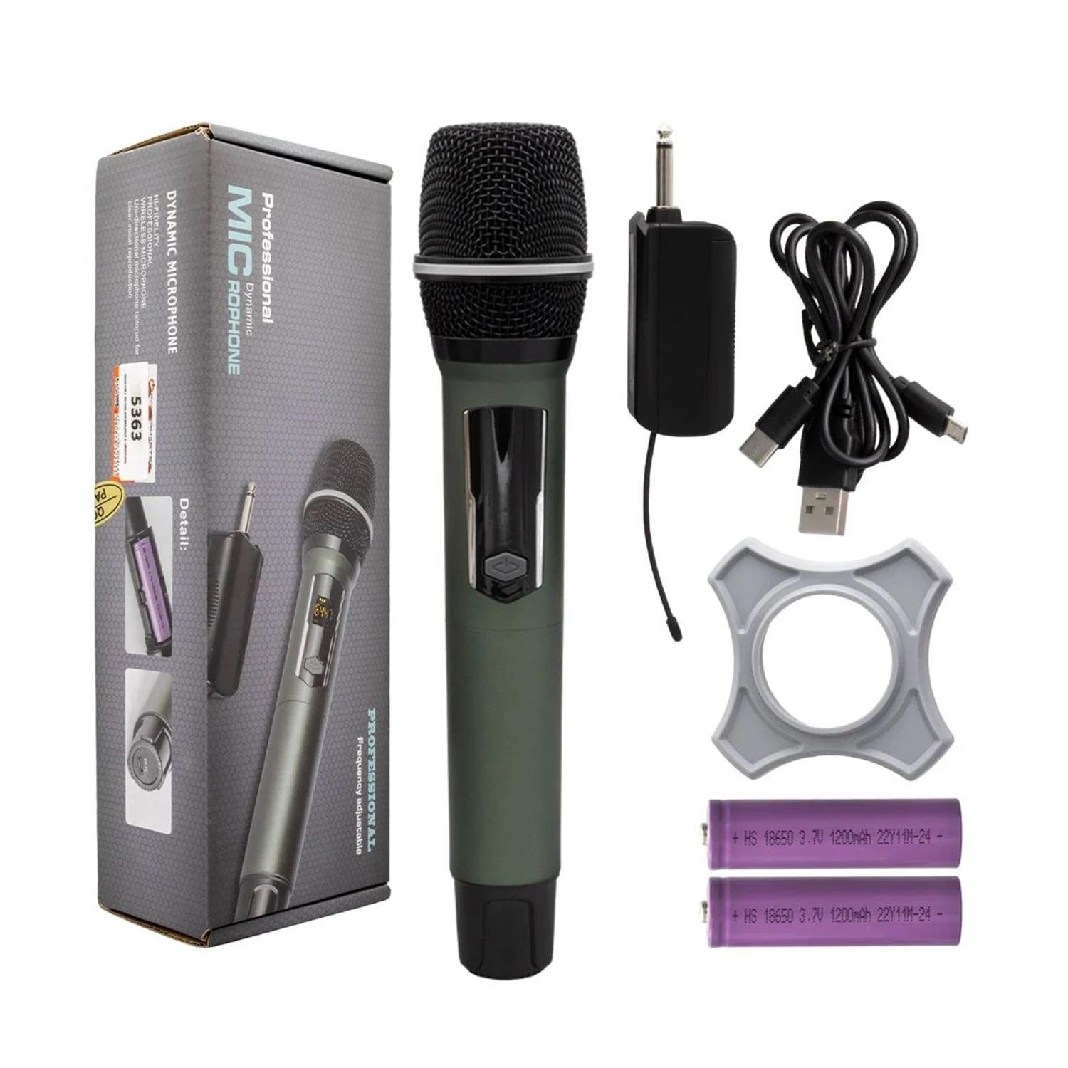 Magic VoiceEl MikrofonlarıMagicvoice MV-5363 UHF Kablosuz El Mikrofonu