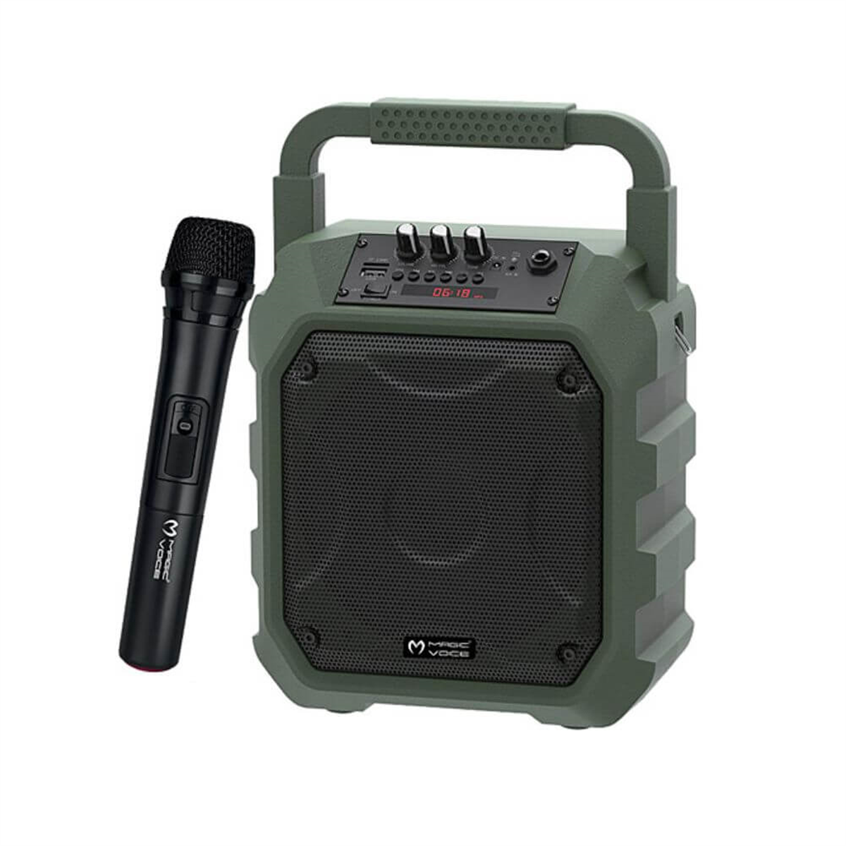 Merter ElektronikTaşınabilir Mevlüt AnfisiMagicvoice MV-10148AE Kablosuz El Mikrofonlu USB-SD-BT Taşınabilir Seyyar Ses Sistemi