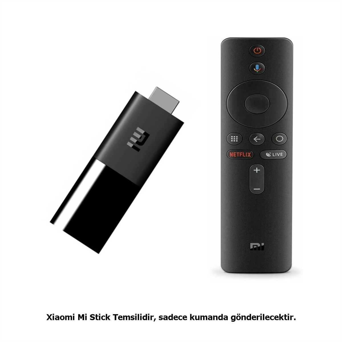MiUydu Alıcısı KumandalarıMi TV Stick Orjinal Kumanda