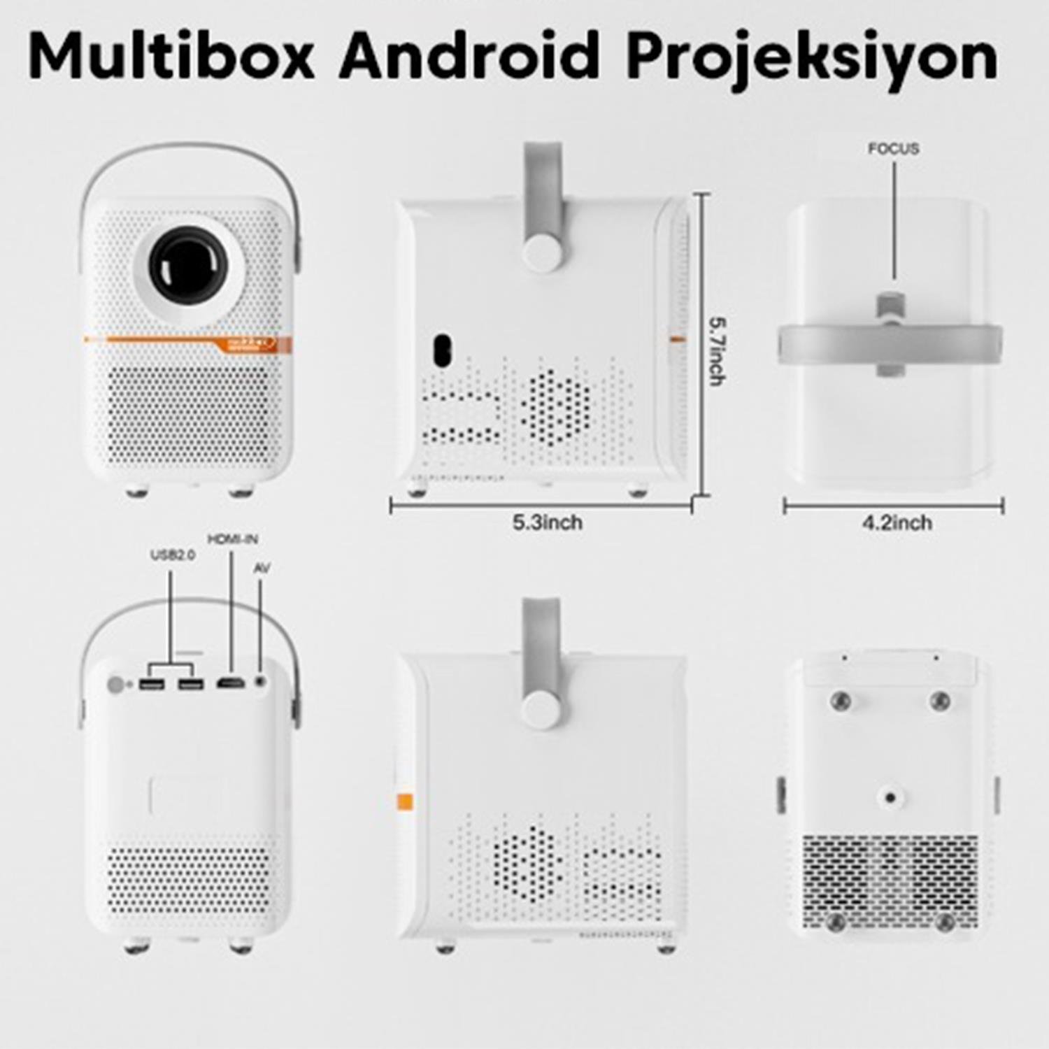 MultiboxProjeksiyon CihazlarıMultibox Probox Taşınabilir Android Projeksiyon
