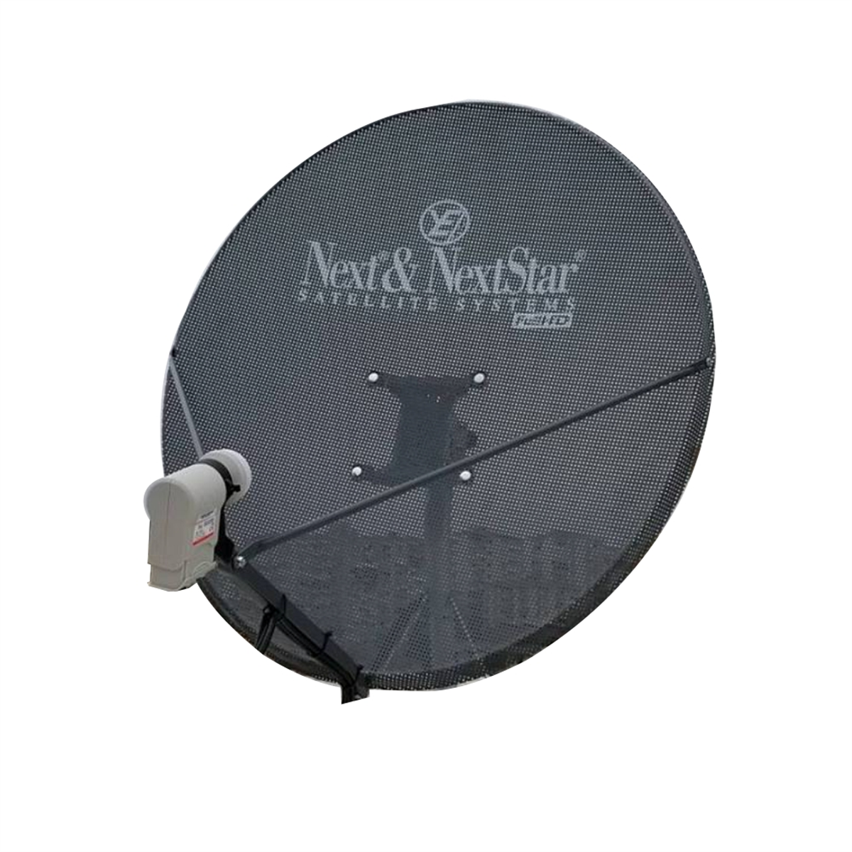 Next 80 Cm Delikli 0,6 mm. Gri Renk Ofset Çanak Anten