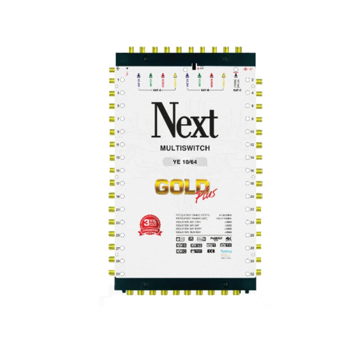 Next NextstarNext (Santral) MultiswitchNext 10X64 Multiswitch (Sonlu)