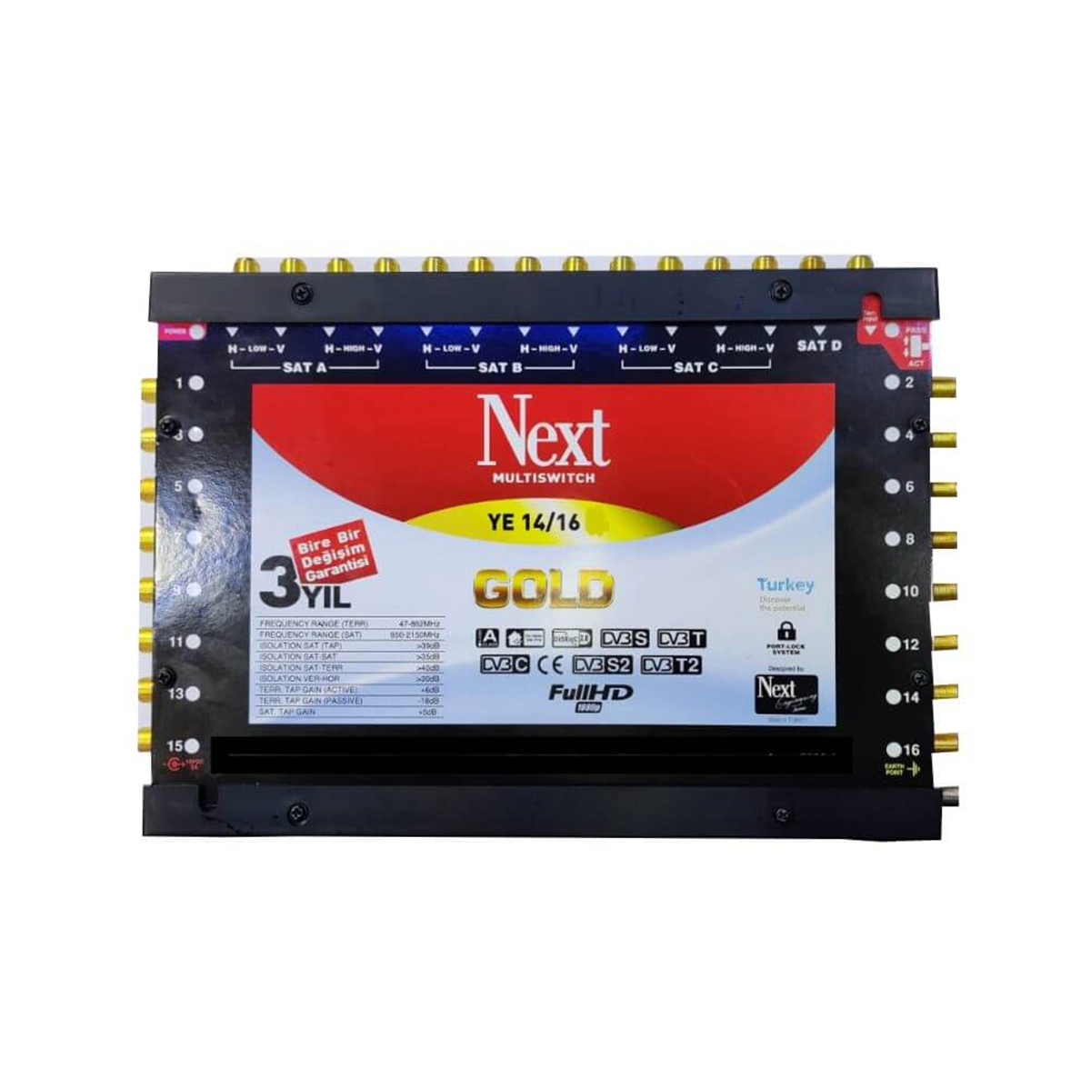 Next NextstarNext (Santral) MultiswitchNext YE-14/16 Sonlu Uydu Santral MultiSwitch