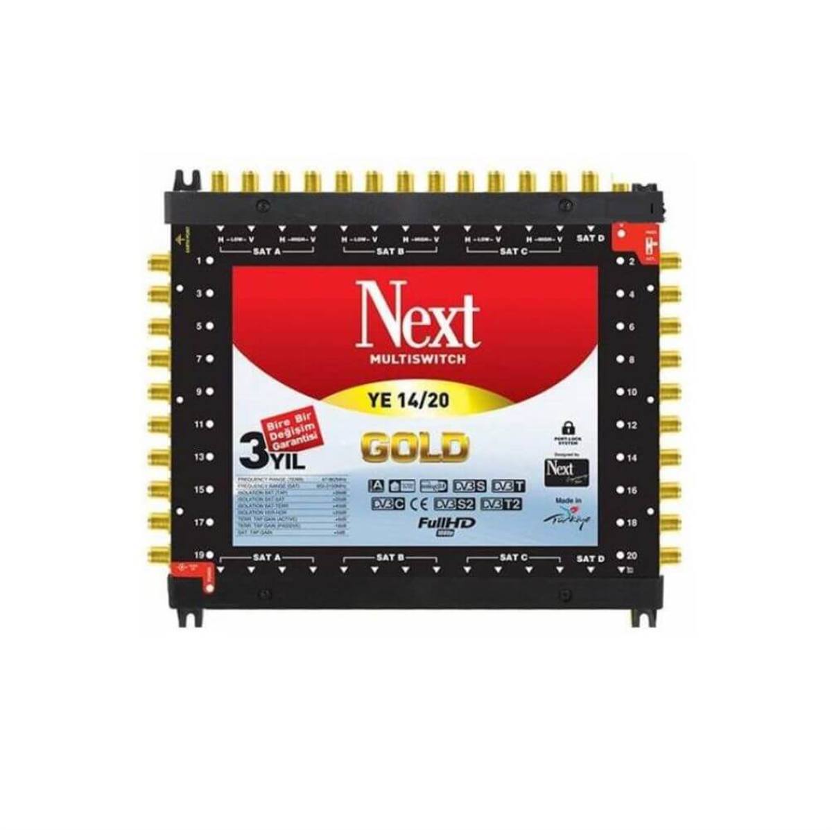 Next NextstarNext (Santral) MultiswitchNext YE-14/20 Sonlu Uydu Santral MultiSwitch
