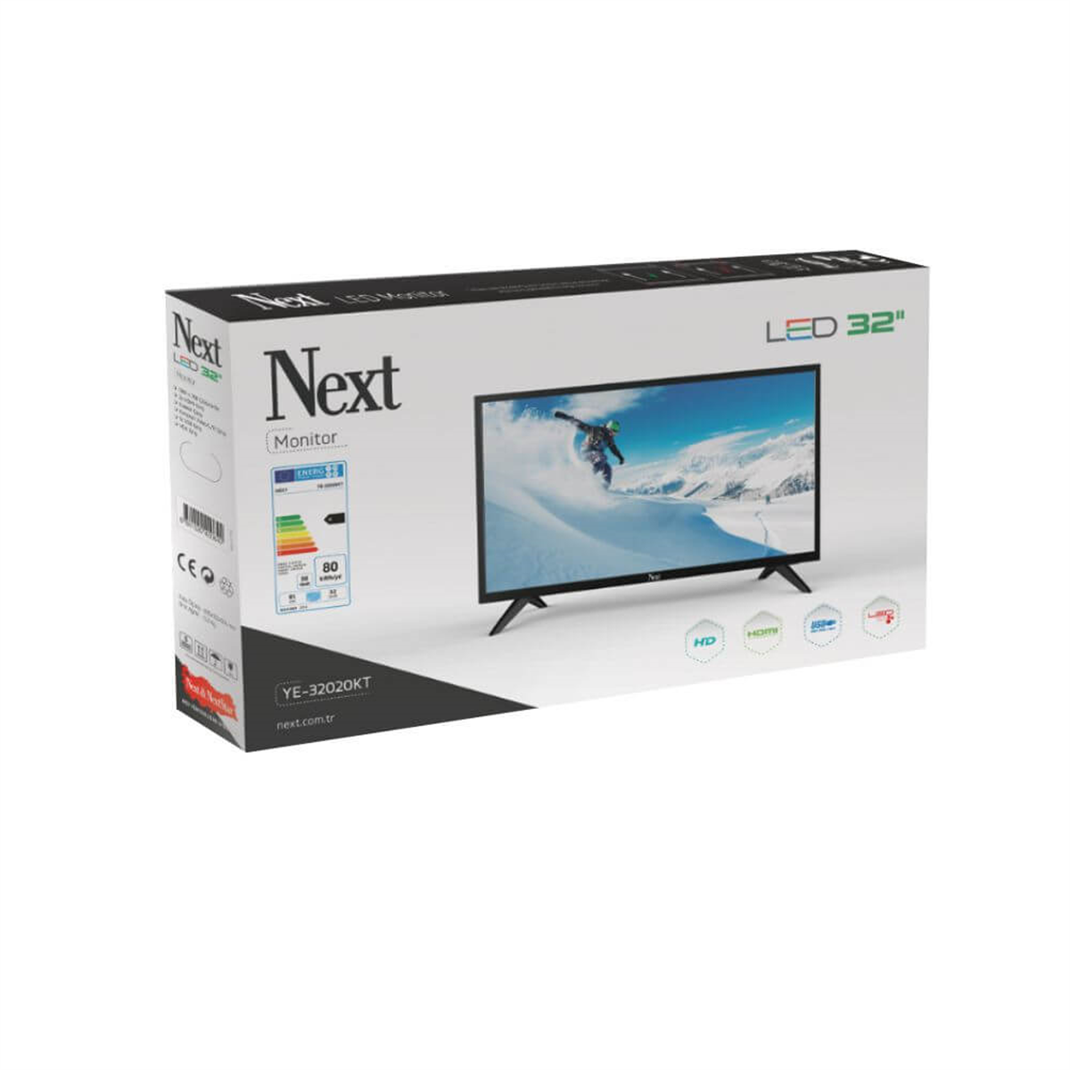 Next NextstarLed TelevizyonlarNext YE-32020KT 32 İnç 82 Ekran (Monitör)