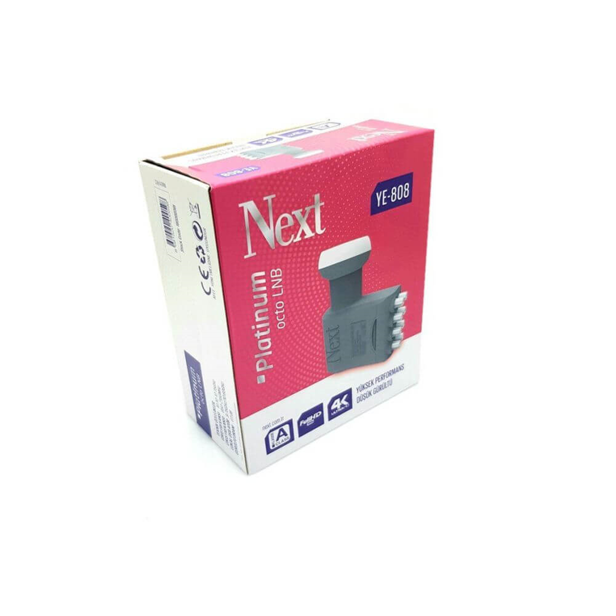 Next NextstarSekiz Çıkışlı Lnb (Octo)Next Ye-808 Platinum  Octo Sekiz Çıkışlı Lnb 0.1 dB 4k Uhd