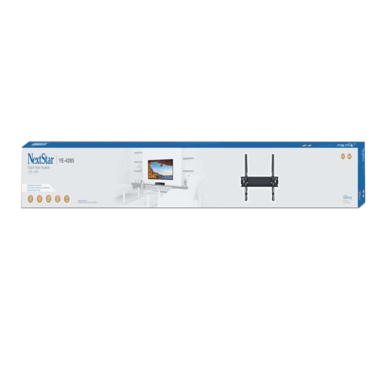 Next NextstarSabit Tv Askı AparatlarıNextStar YE-4285 42''-85'' Sabit LCD LED TV Askı Aparatı