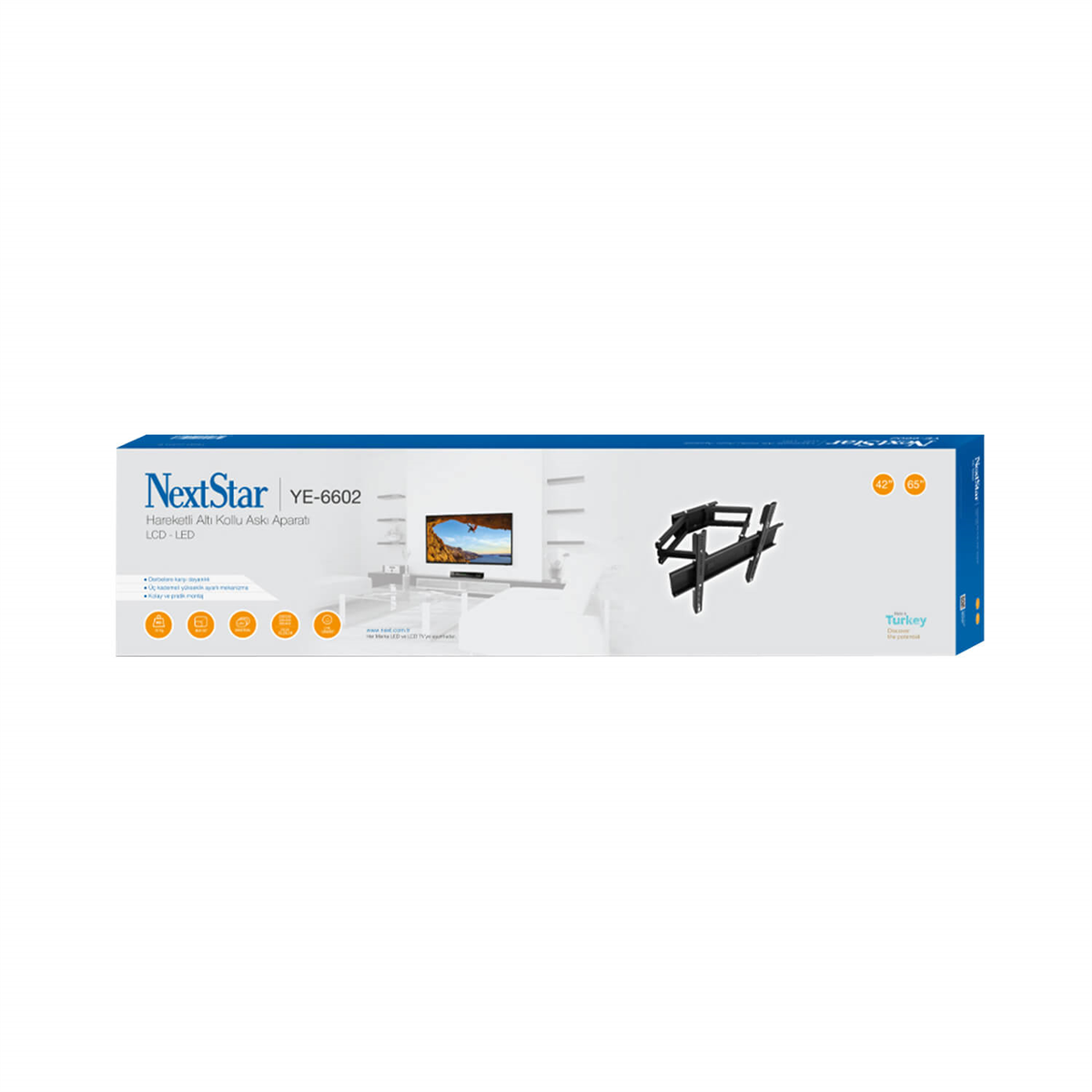 Next NextstarHareketli Tv Askı AparatlarıNextStar YE-6602 Hareketli 6 Kollu Askı Aparatı