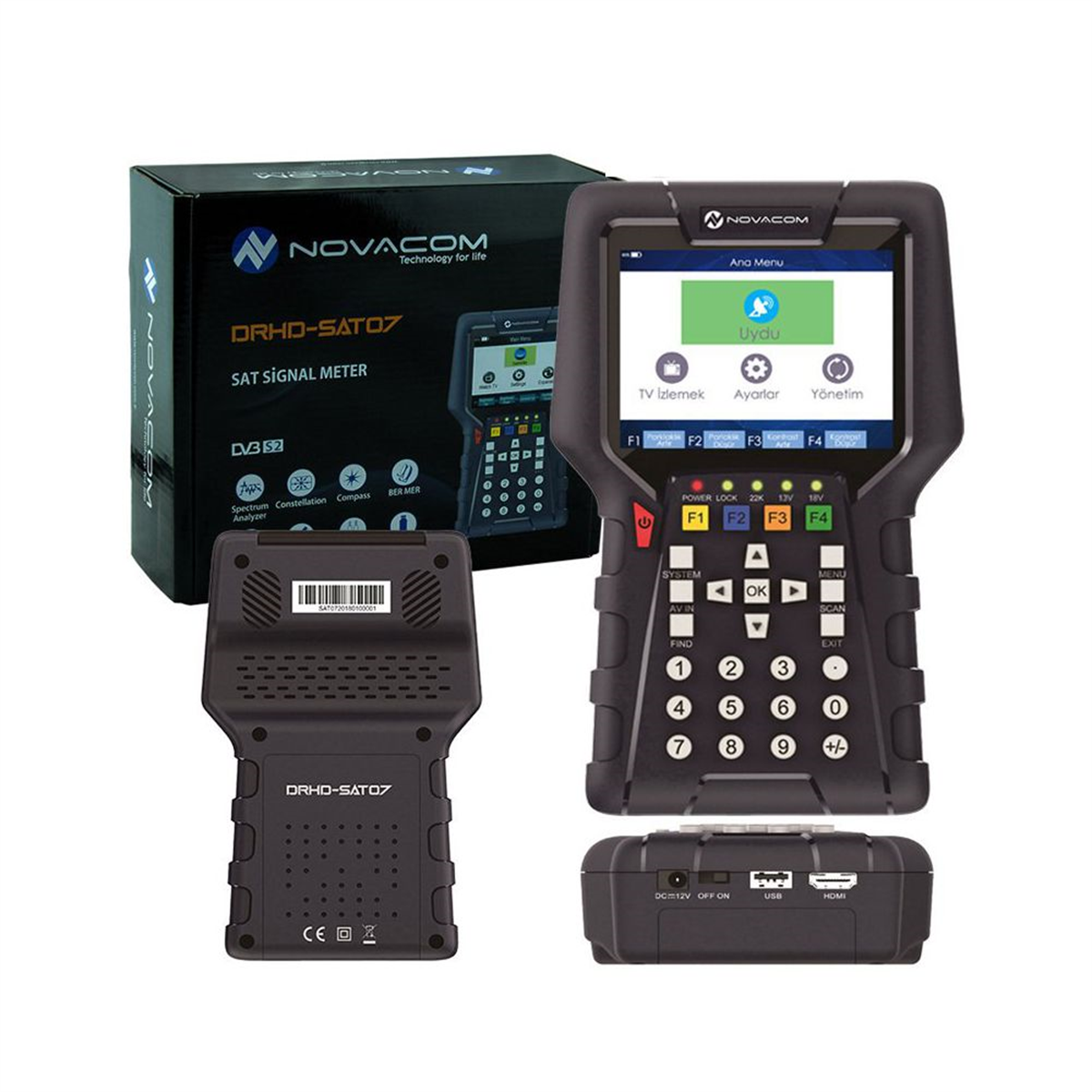 Novacom DRHD-SAT07 Satfinder HD Uydu Bulucu