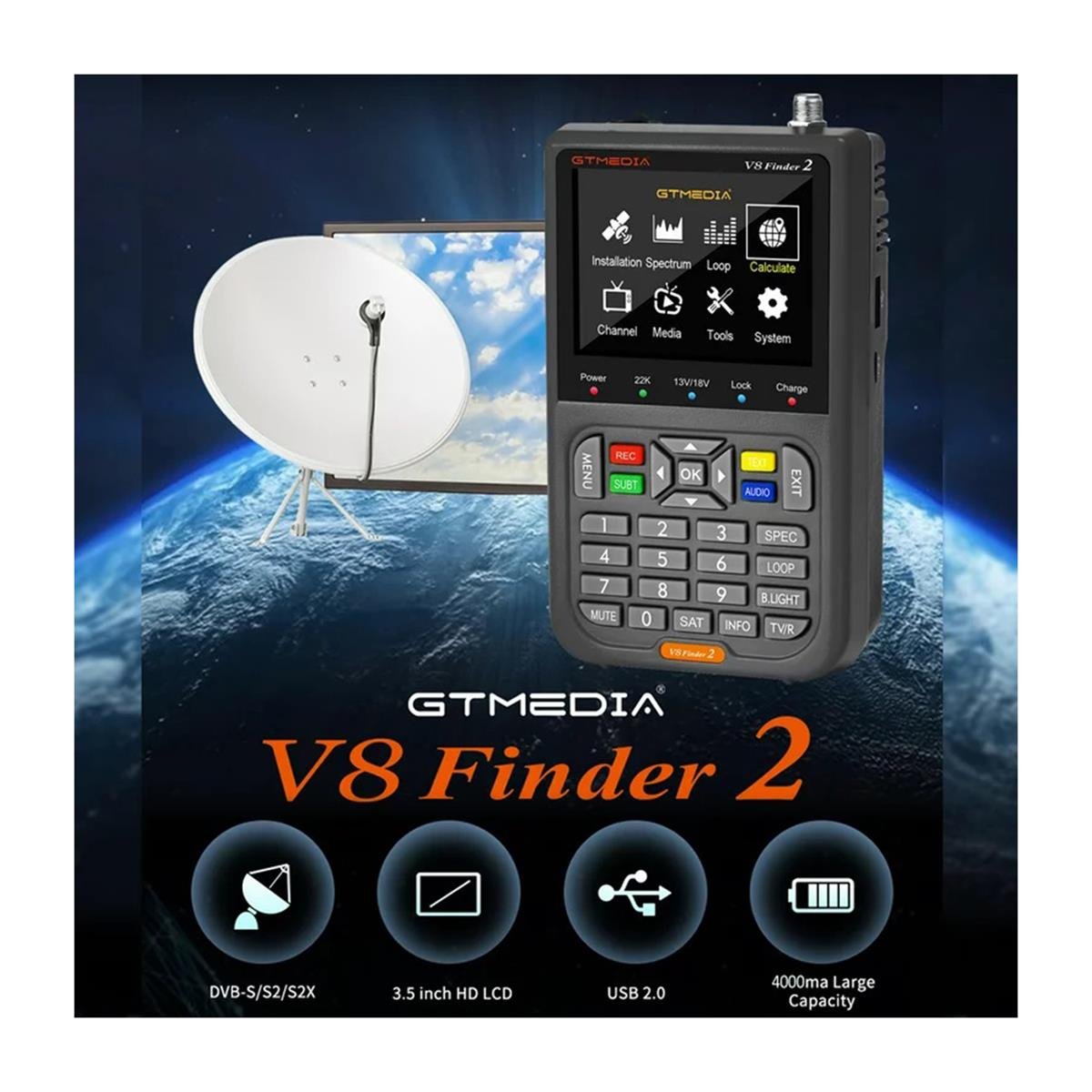 NovacomNovacom Uydu BulucuNovacom GT Media V8 Finder 2 HD Uydu Bulucu