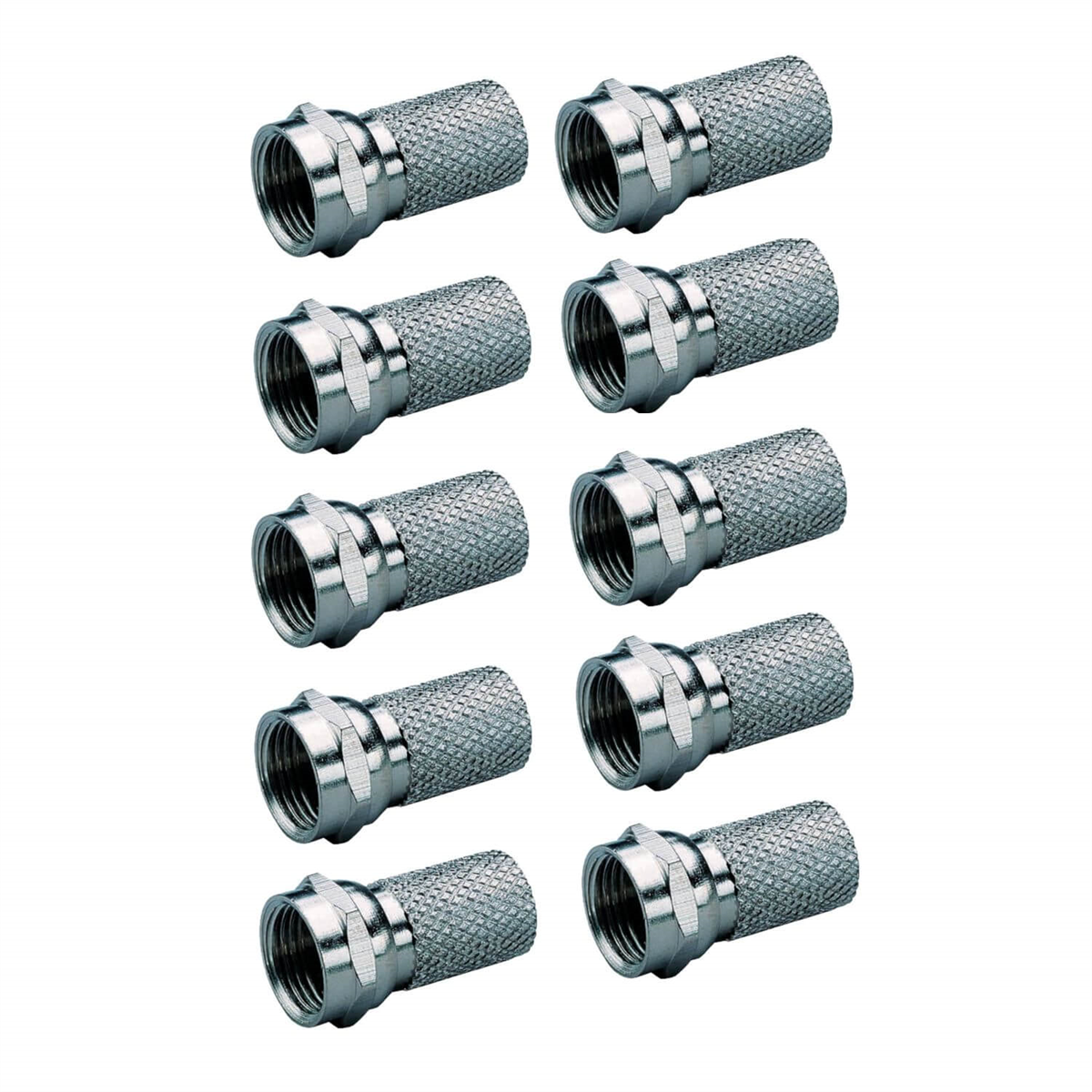 OksanF Konnektör ÇeşitleriOksan 10 Adet RG6 U6 F Konnektör