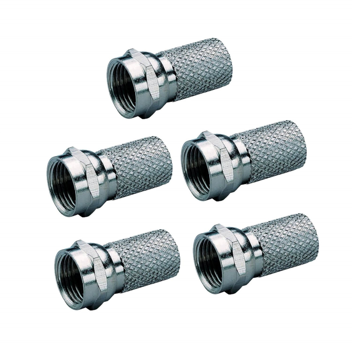 OksanF Konnektör ÇeşitleriOksan 5 Adet RG6 U6 F Konnektör