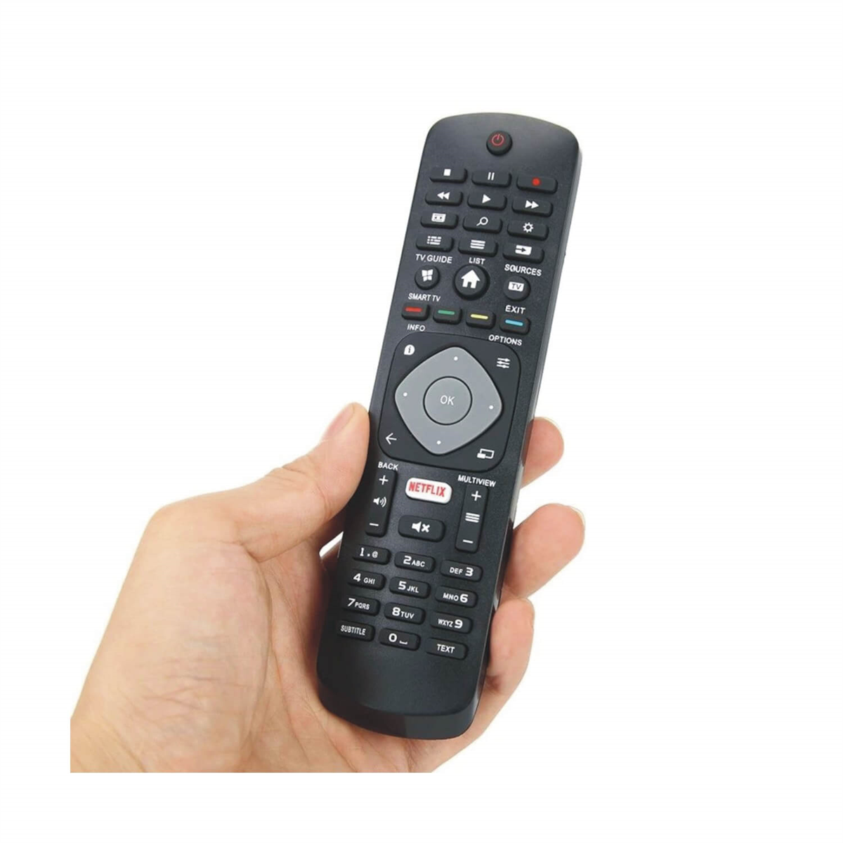 PhilipsTelevizyon KumandalarıPhilips Lcd Led Tv Kumanda Netflix ve Smart Tv Tuşlu SX9865B
