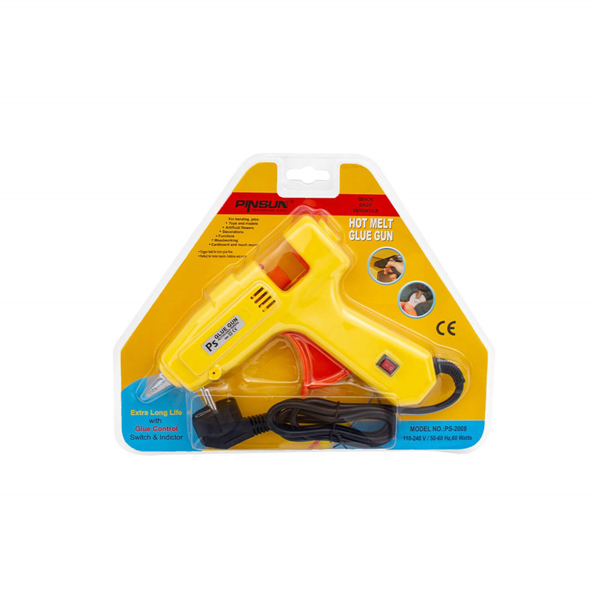 PinsunTamir MalzemeleriPinsun PS-G160 60 Watt Silikon Tabancası 3872