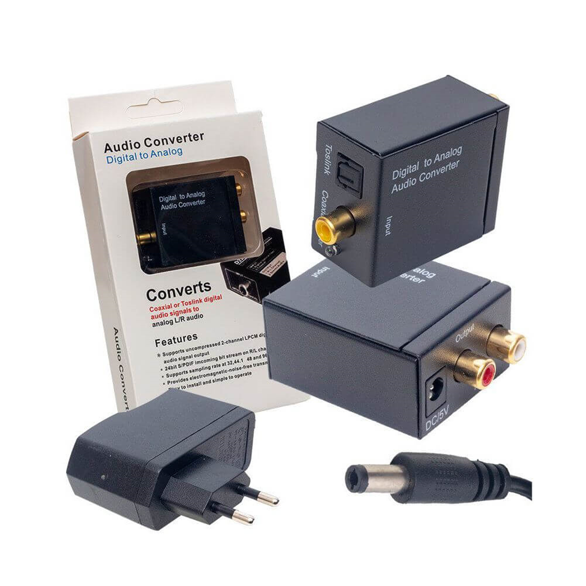 PowermasterÇevirici ÜrünlerPowermaster  Optik To Rca Çevirici