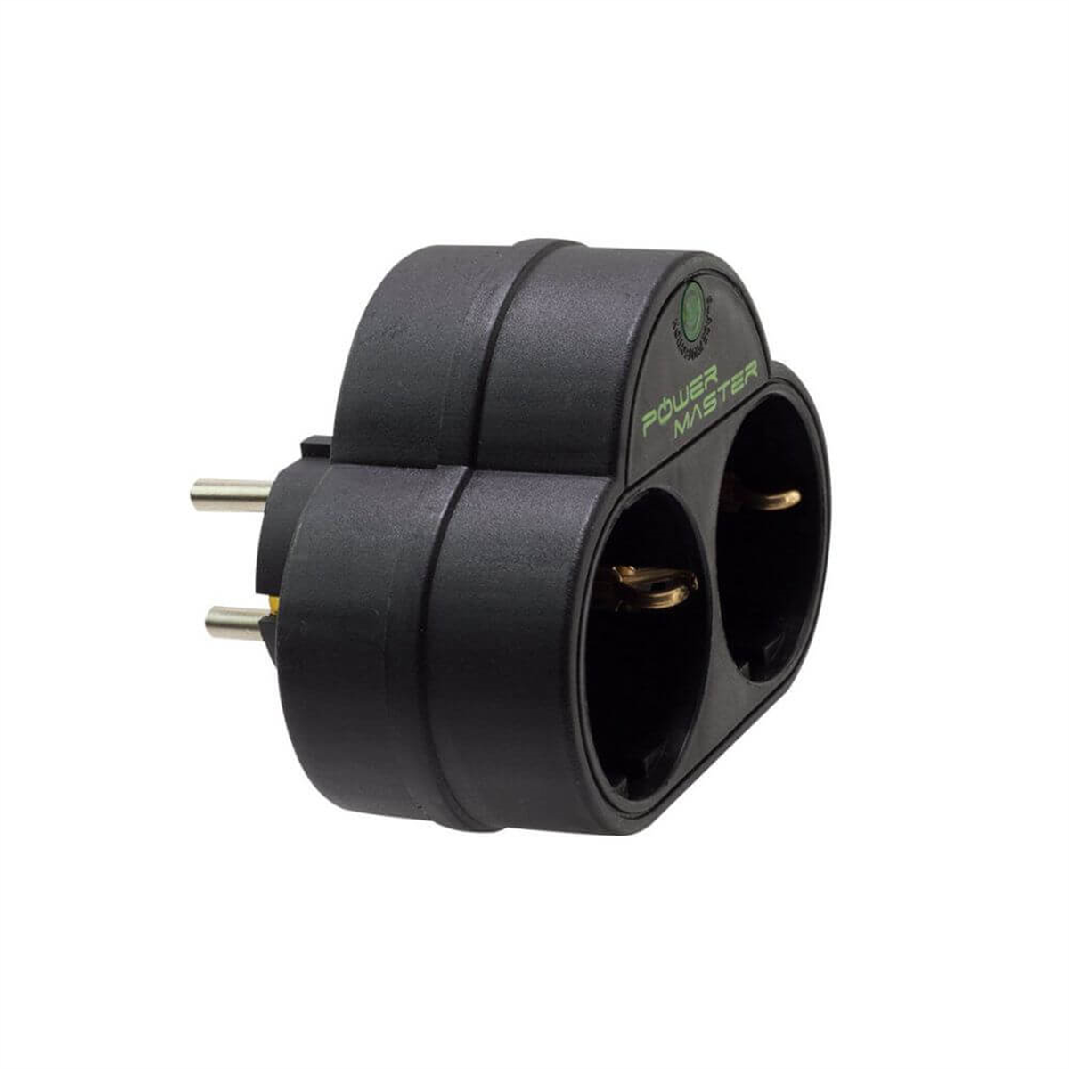 PowermasterAkım Korumalı PrizlerPowermaster 16916 İkili Akım Korumalı Priz