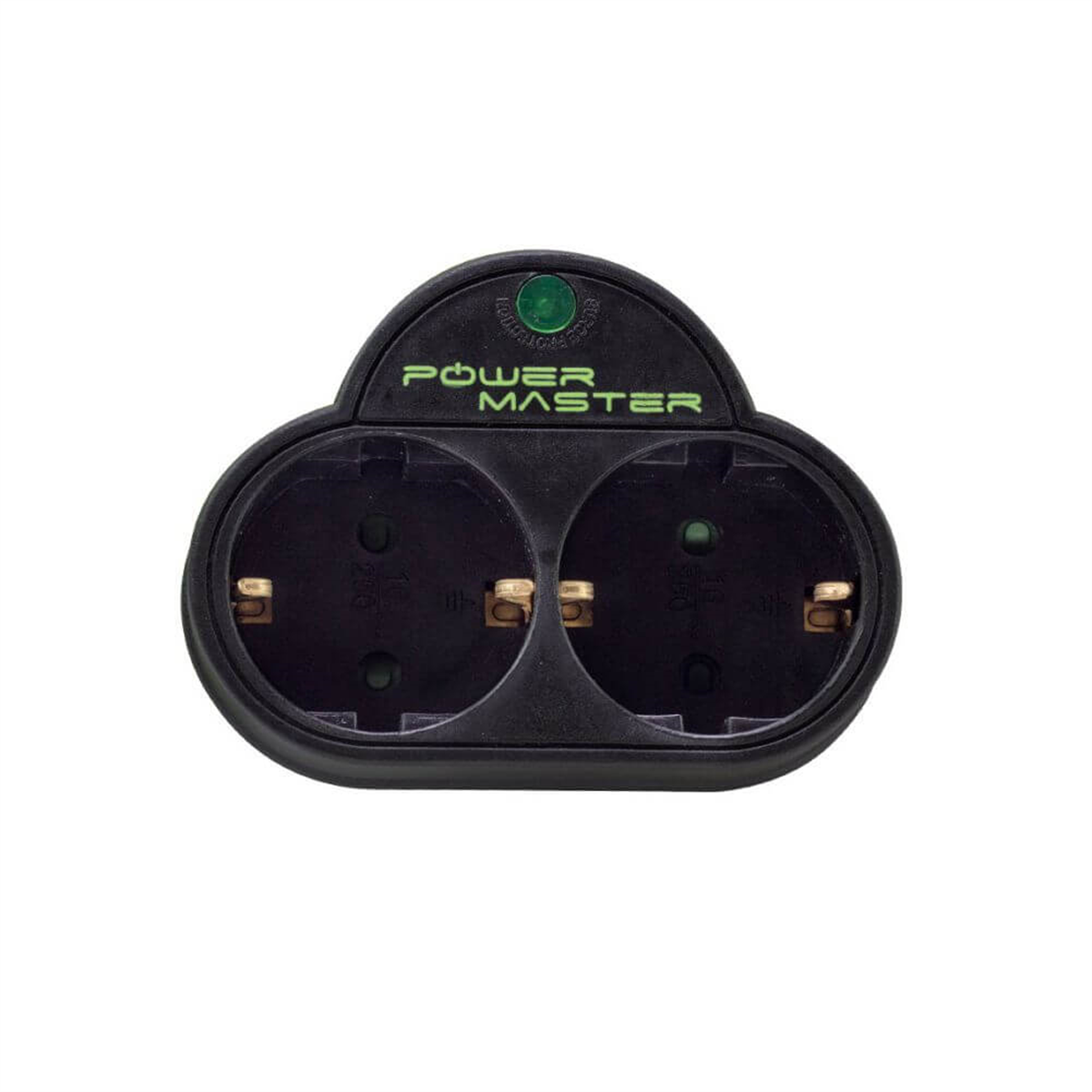 PowermasterAkım Korumalı PrizlerPowermaster 16916 İkili Akım Korumalı Priz