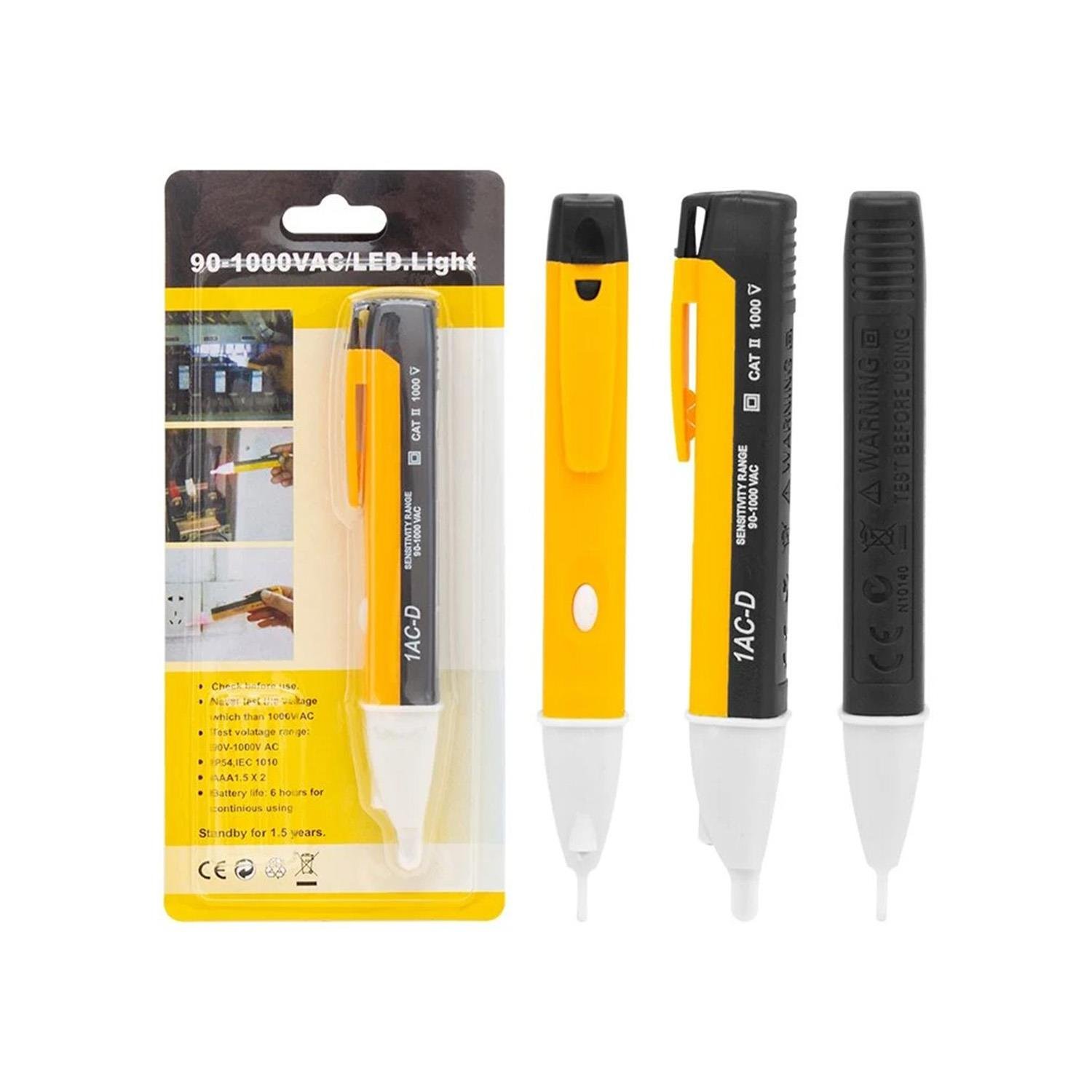 PowermasterÖlçü AletleriPowermaster 1ACD 90v-1000v Ac Voltaj Test Aleti Dedektörü