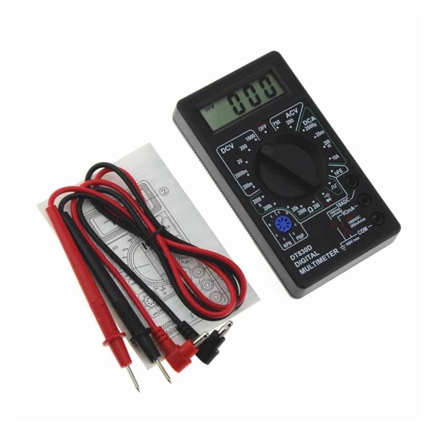 PowermasterÖlçü AletleriPowermaster DT-830D Dijital Akım Voltaj Direnç Ölçer Multimetre Ölçü Aleti