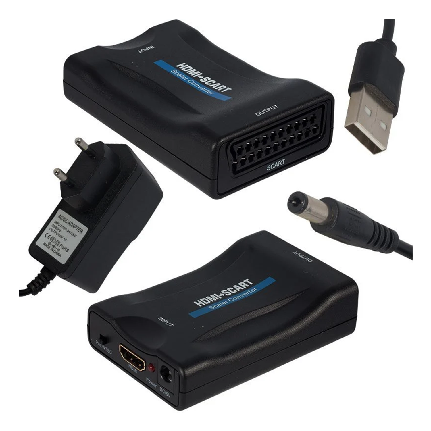 PowermasterÇevirici ÜrünlerPowermaster HDMI to Scart Çevirici Adaptör