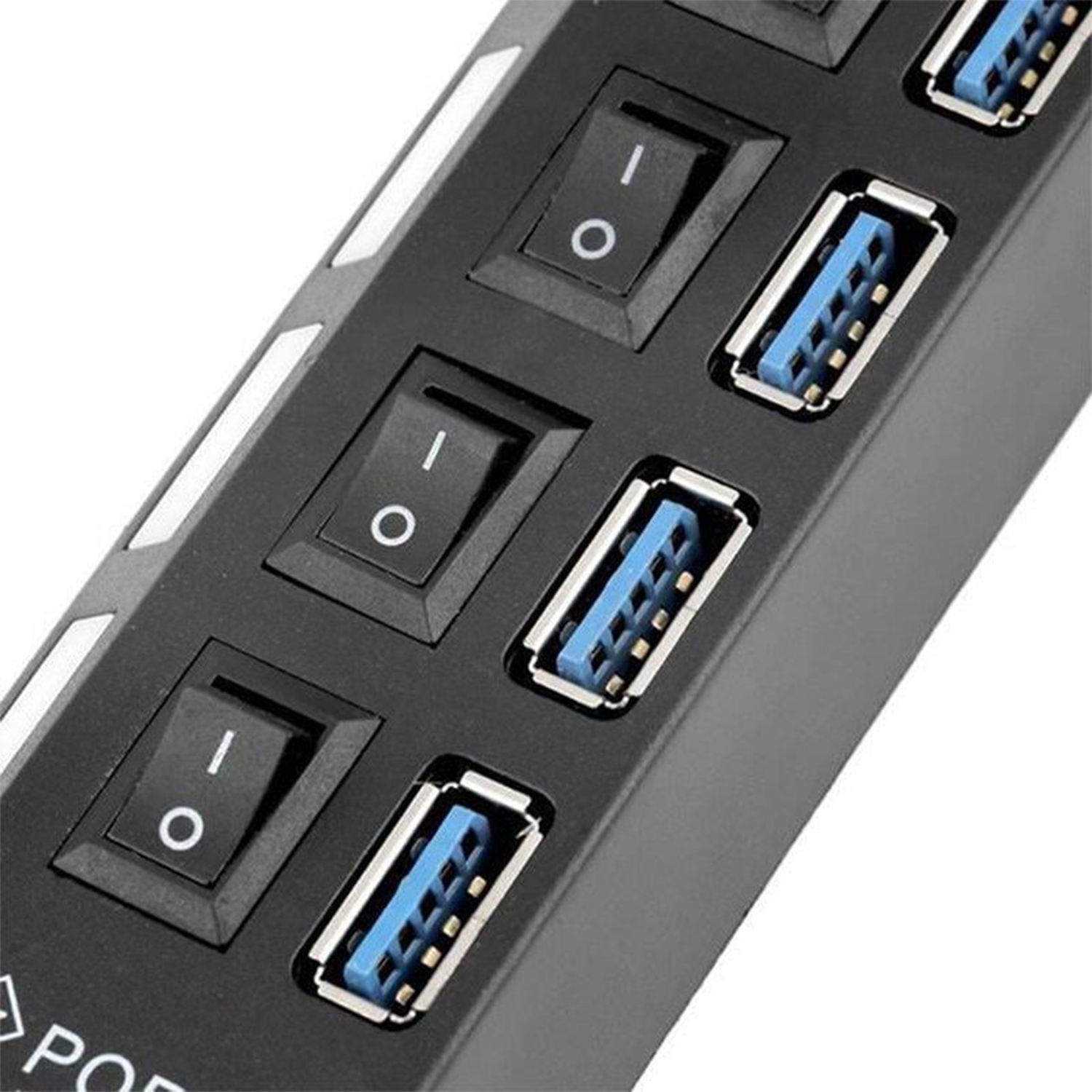 PowermasterÇoklayıcılar Ve DağıtıcılarPowermaster PM-11365 4 Port Anahtarlı Usb 3.0 Hub Çoklayıcı 30 Cm Kablolu