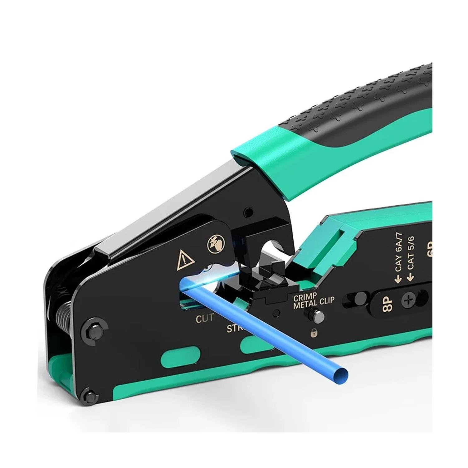 PowermasterKonnektör Sıkma PenseleriPowermaster PM-24016 RJ11 - RJ45 Soket Sıkma Pensesi