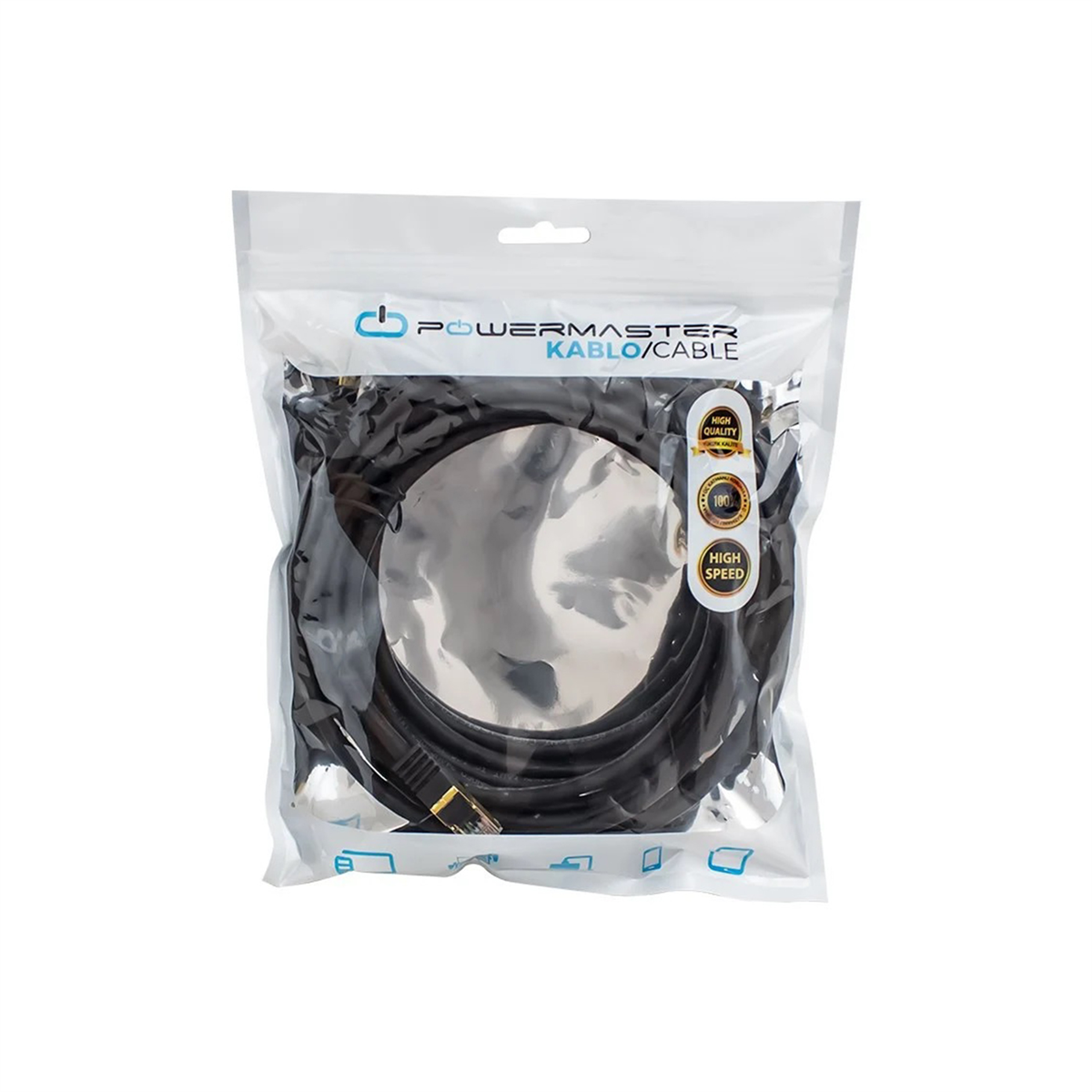 PowermasterEthernet (Data) KablolarıPowermaster PMCAT75 Cat7 Kablo 3 Metre