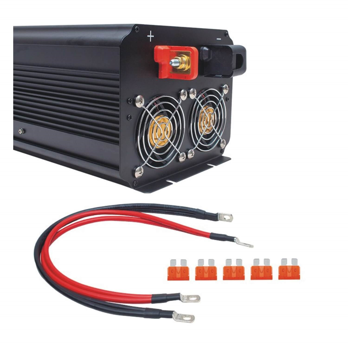 Powermasterİnvertör ÇeşitleriPowermaster Pwr2000-12 Çift Digital Ekranlı 12 Volt 2000 Watt Modified Sinus İnverter