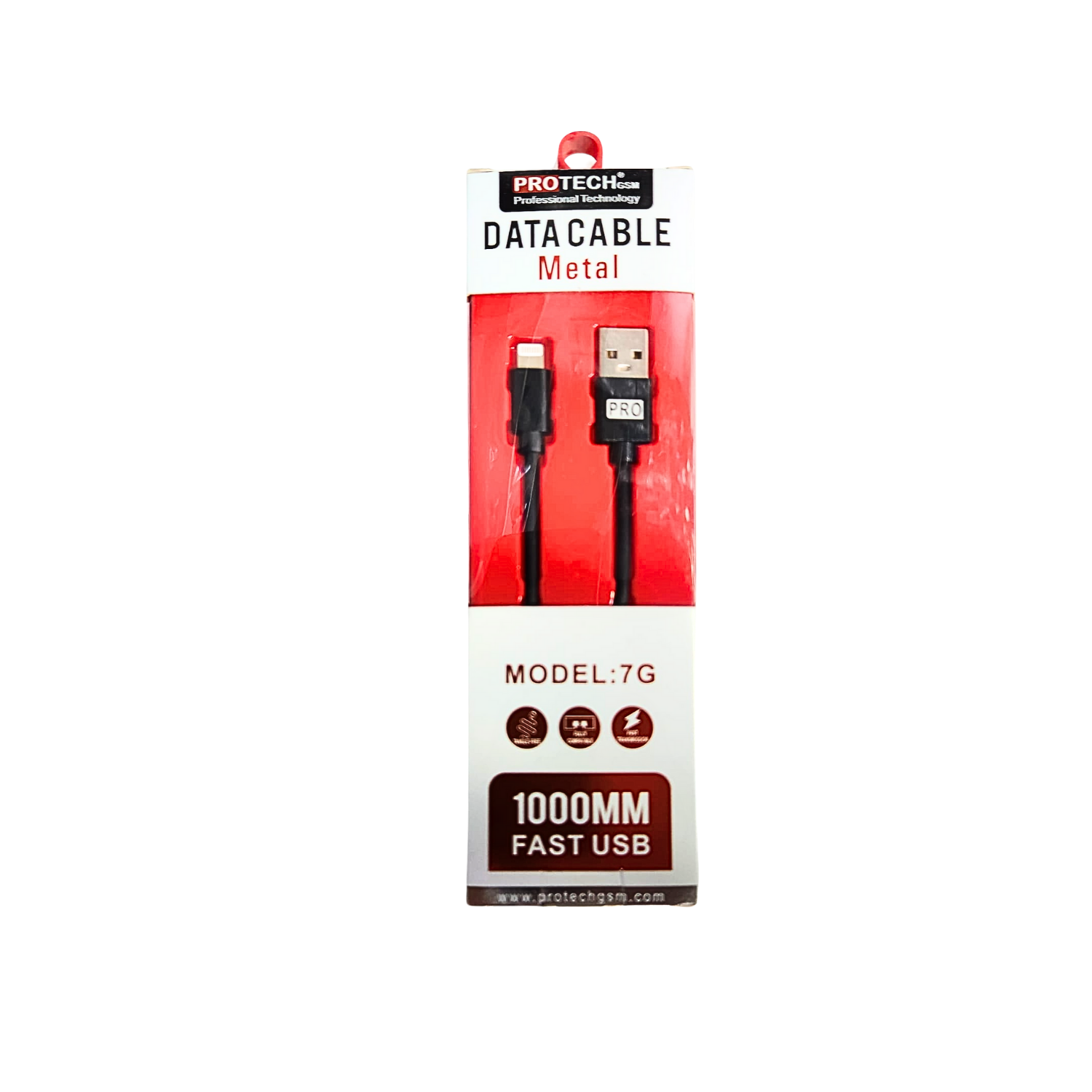 ProtechData (Şarj) KablolarıProtech Lightning to USB 7G 1 Metre Data Kablosu