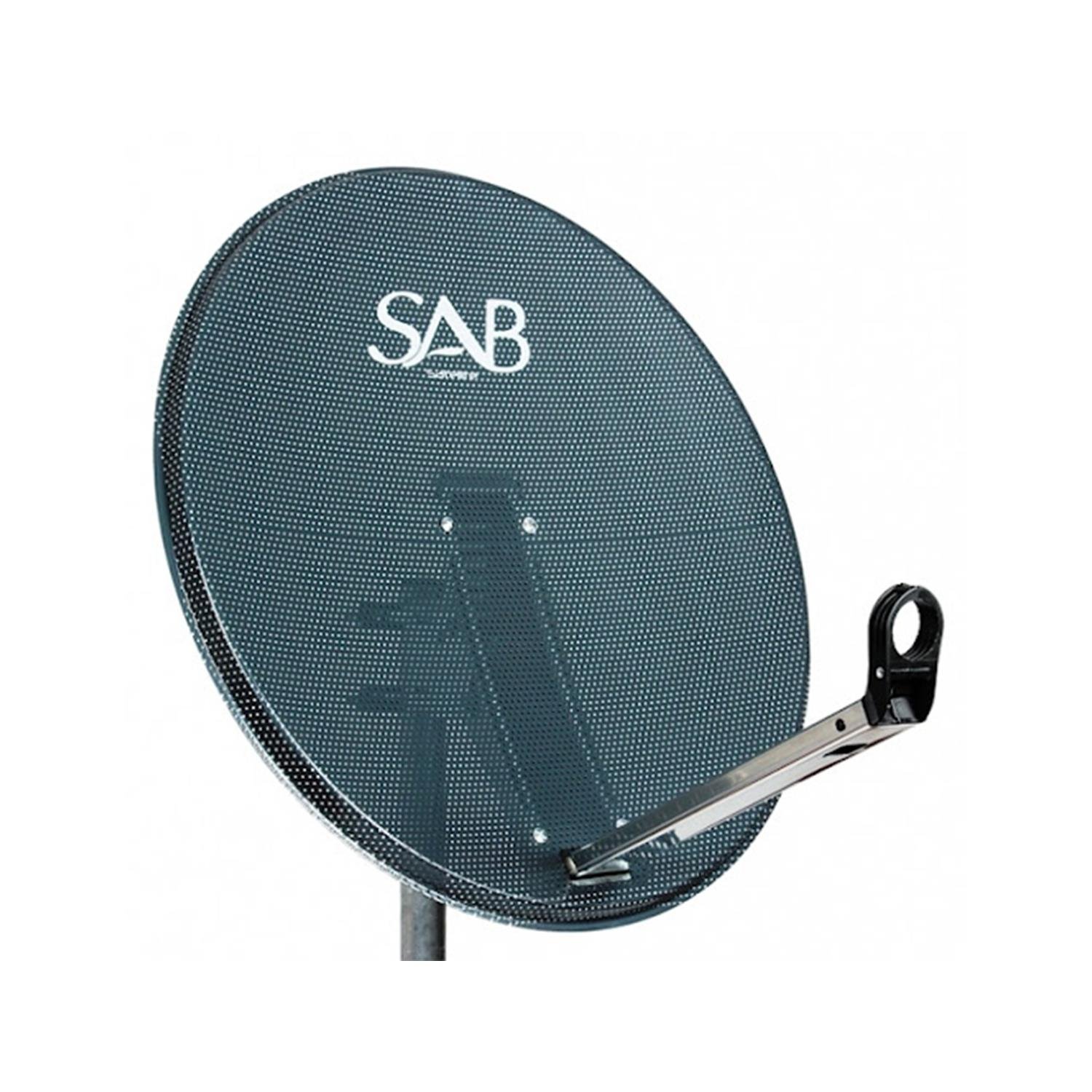 SabSab Çanak AntenSab 120 Cm Antrasit Delikli Çanak Anten