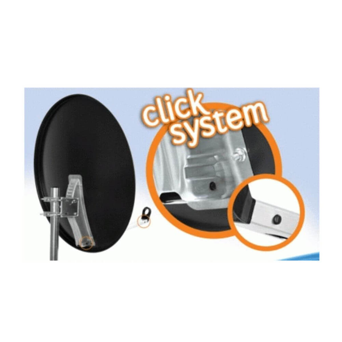 SabSab Çanak AntenSab 97 Cm Antrasit Ofset Çanak Anten