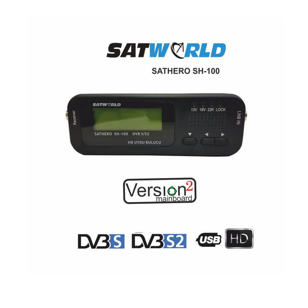 SatworldSatworld Uydu BulucuSatworld Sathero SH-100HD 1080P Full HD Uydu Bulucu