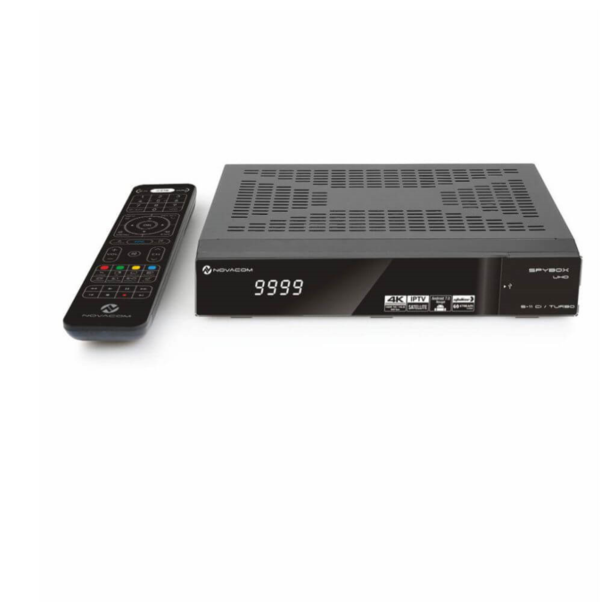 Spybox4k Uydu AlıcılarıNovacom Spybox S11 CI Turbo 4K Uhd Android Uydu Alıcısı