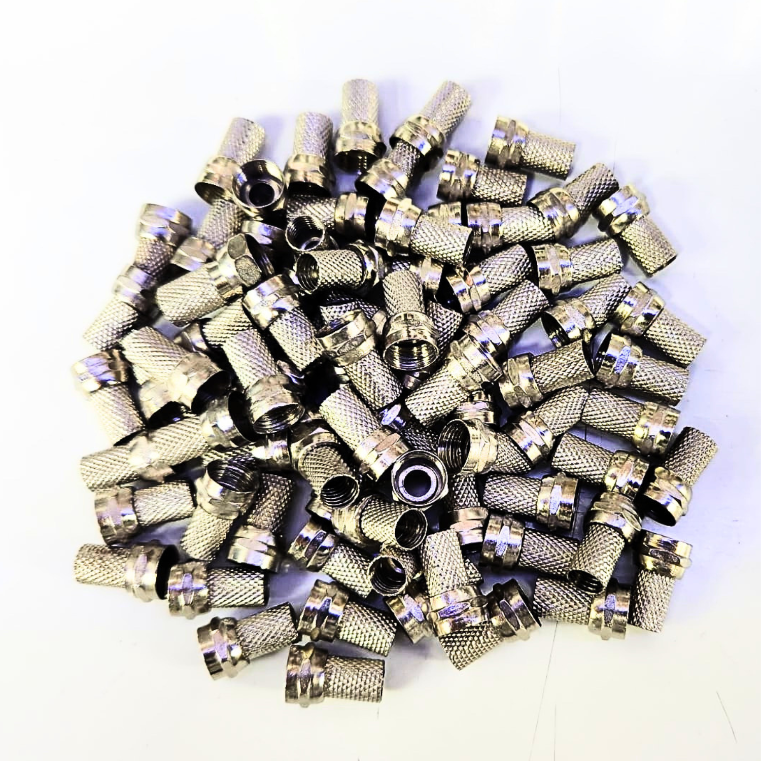 StrongerF Konnektör Çeşitleri100 Adet Vidalı F Konnektör