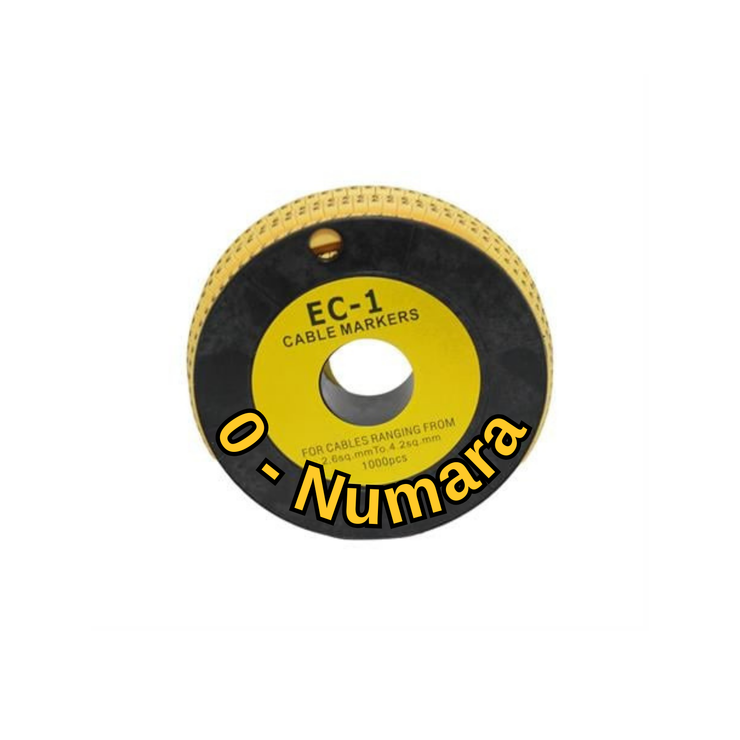 StrongerKablo Numaratör1000 Adet 0 Numara EC-1 Kablo Numaratörü 