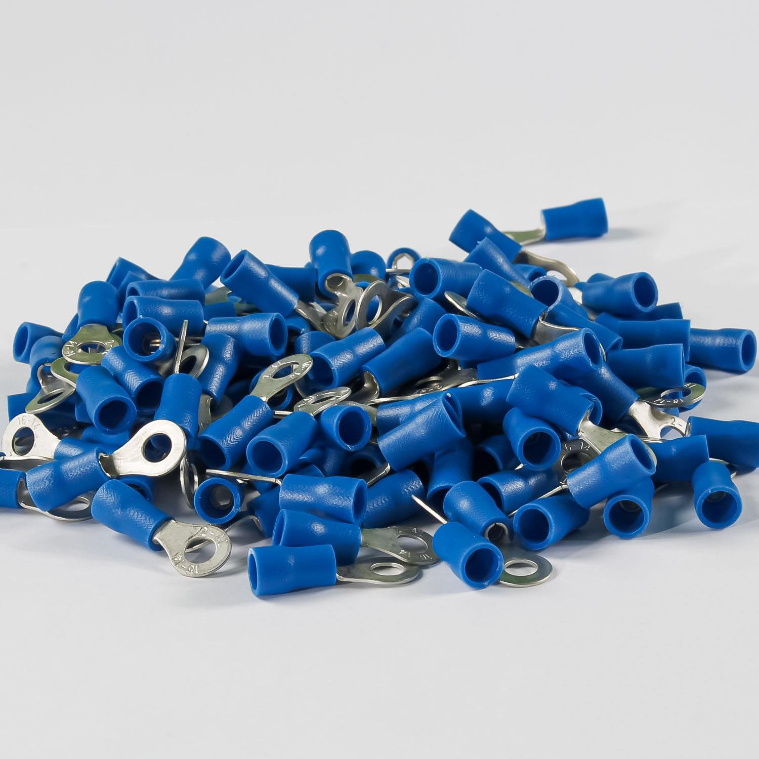 StrongerKablo Pabuç YuvarlakStronger 100 Adet Yuvarlak 1.5 - 2.5 mm2 M4 Mavi İzoleli Kablo Pabuç