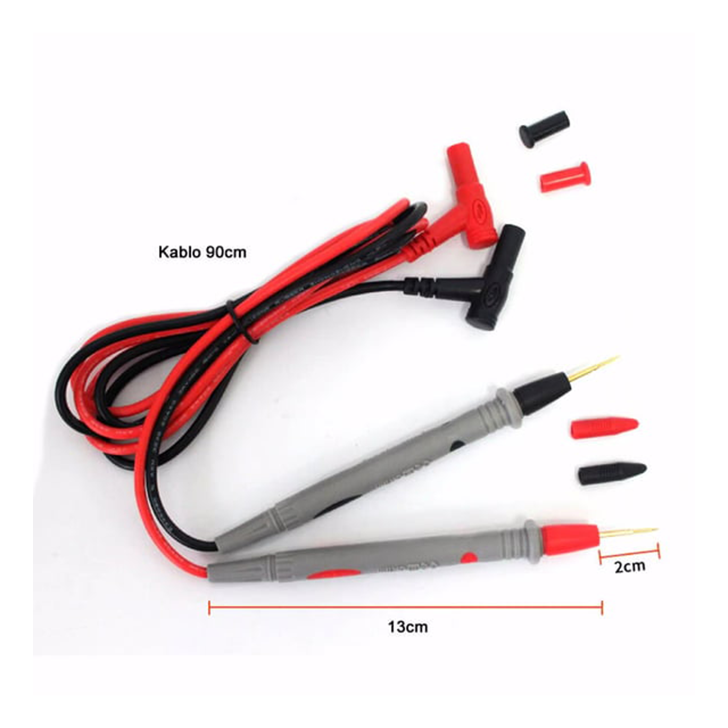 StrongerÖlçü Aleti ProbuStronger 20Amper 1000VMax Standart Multimetre Ölçü Aleti Brop