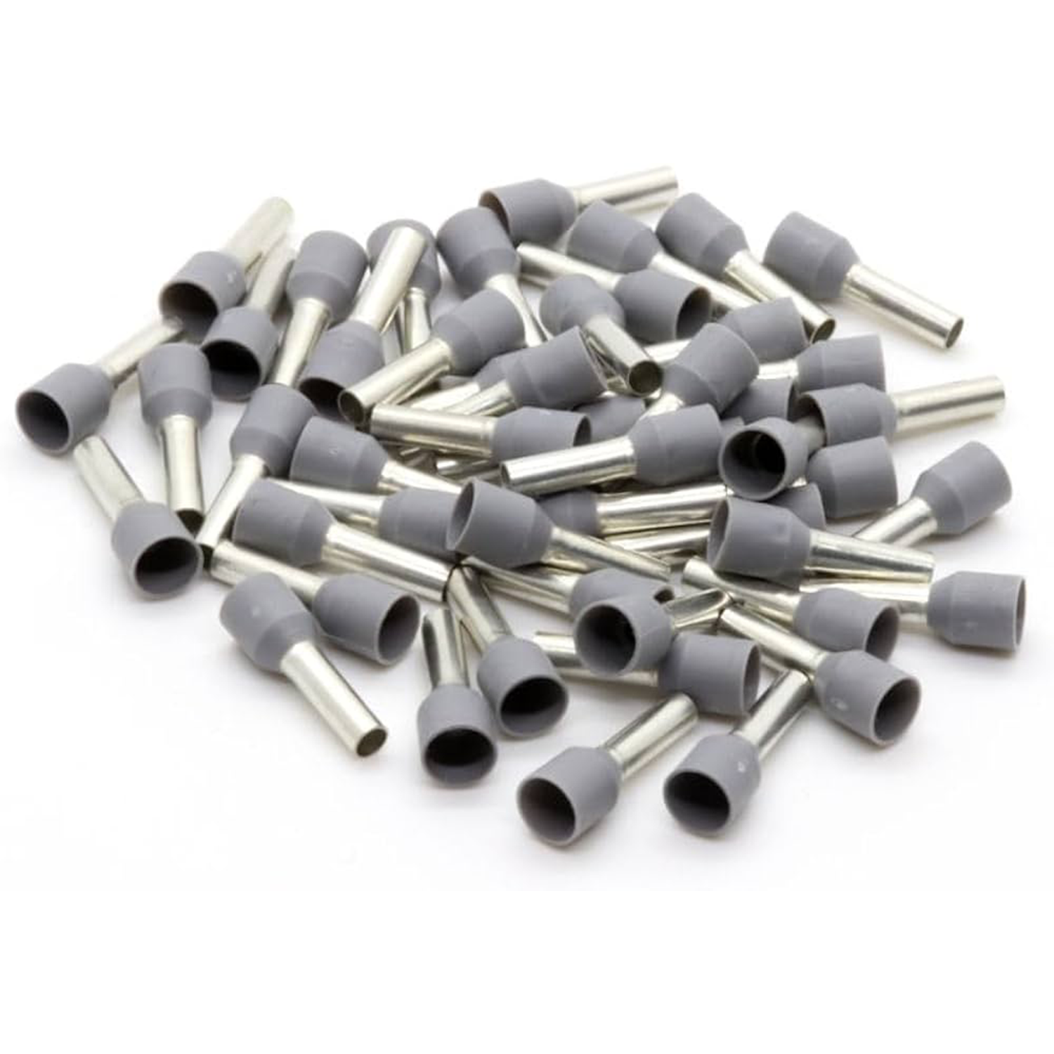 StrongerKablo Pabuç YüksükStronger 500 Adet Yüksük 4 mm Gri İzoleli Kablo Pabuç