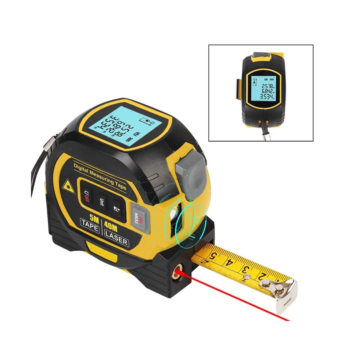 SunupÖlçü AletleriSunup 3in1 Lazer Mesafe Ölçer (40 Metre)