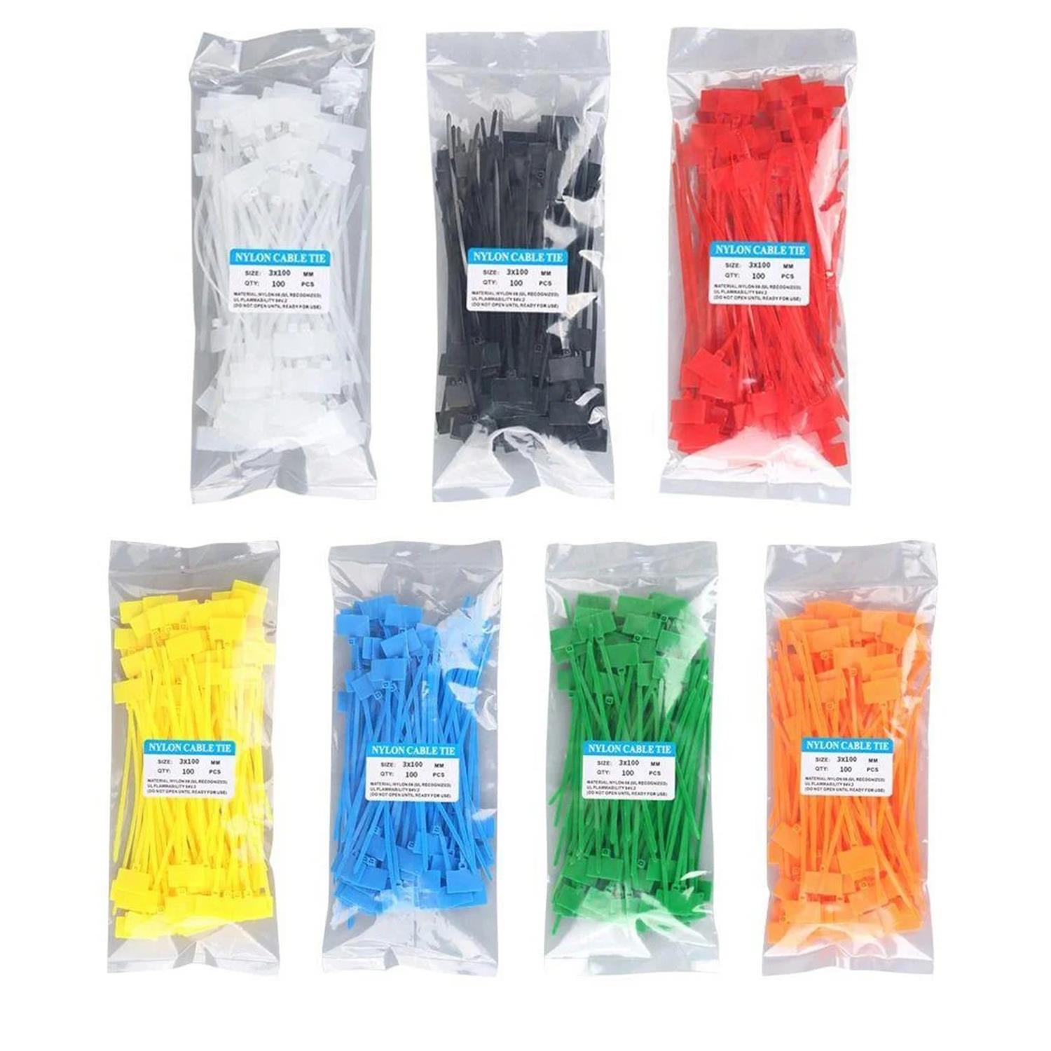 SunupKablo BağlayıcılarSunup 700 Adet Renkli Hat Kablo Bağı