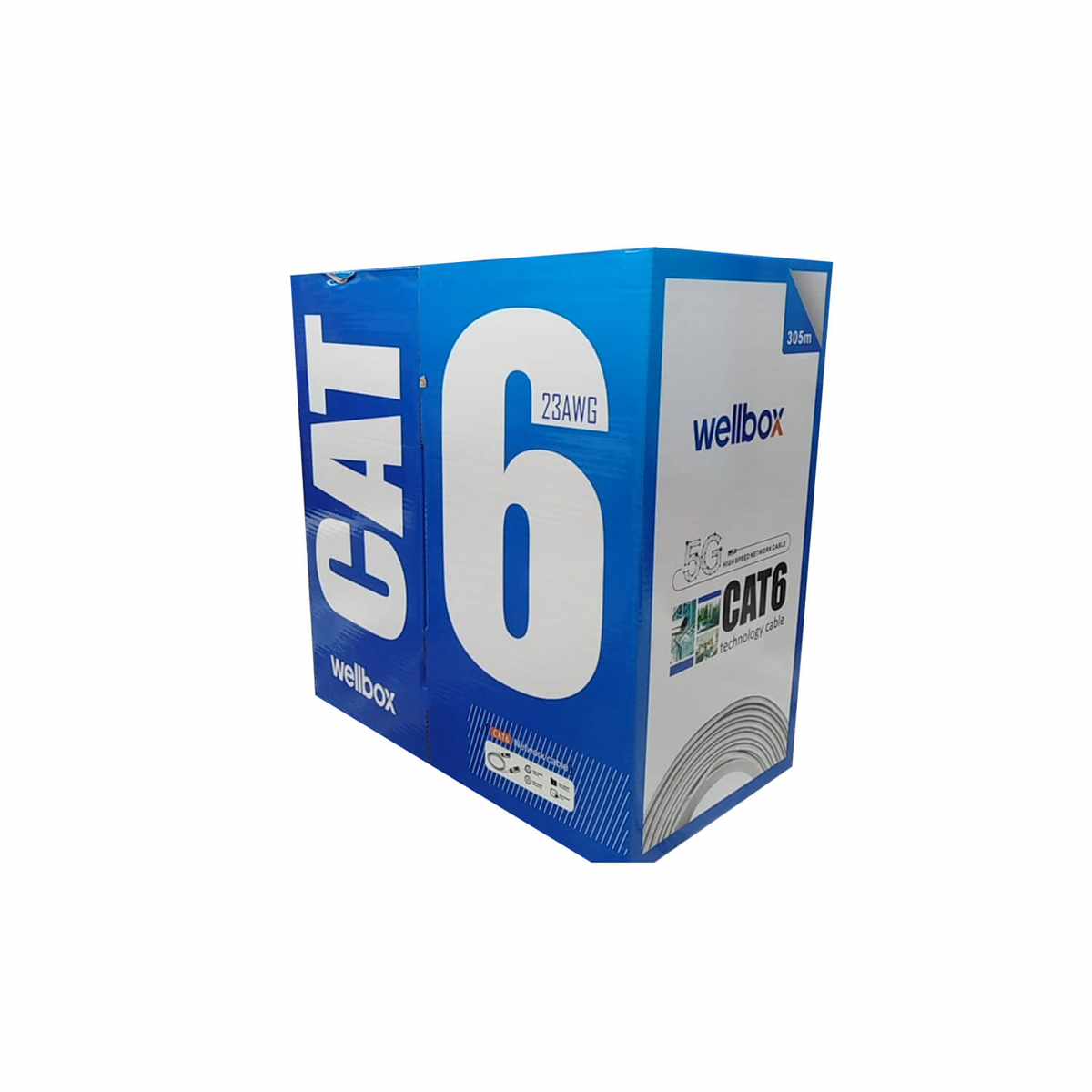 WellboxEthernet (Data) KablolarıWellbox 305 Mt CAT6 UTP Ethernet Kablosu