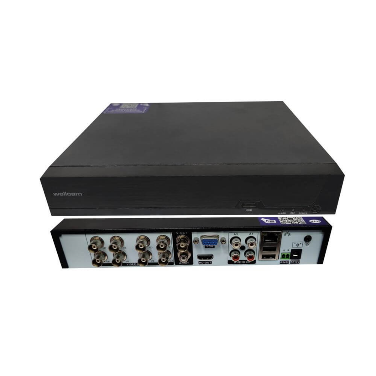 WellcamDvr Kayıt CihazlarıWellcam 8'li Dvr Kayıt Cihazı WM-08N1H4S