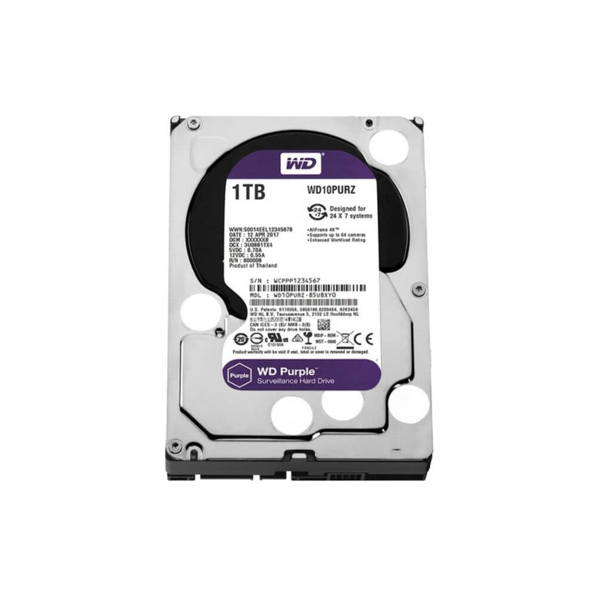 Western DigitalHard Disk (HDD)Western Digital 1 TB 3.5'' Sata III 6Gbit/s 64MB Hard Disk