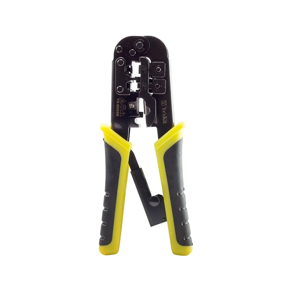 YeskitKonnektör Sıkma PenseleriYeskit YK-N568R RJ11-RJ12-RJ22-RJ45 Sıkma Pensesi