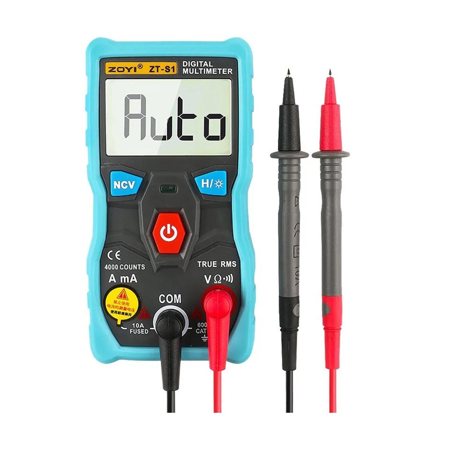 ZoyiÖlçü AletleriZoyi ZT-S1 Otomatik Akım Voltaj Ölçer Dijital Multimetre Ölçü Aleti