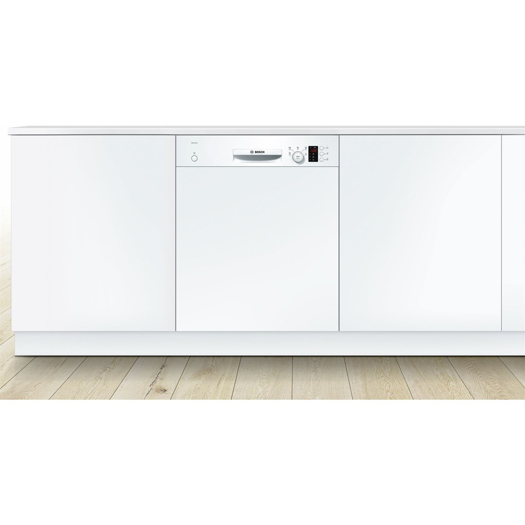 SMI25DW00T Bosch A+ 5 Programlı Beyaz Ankastre Bulaşık Makinesi