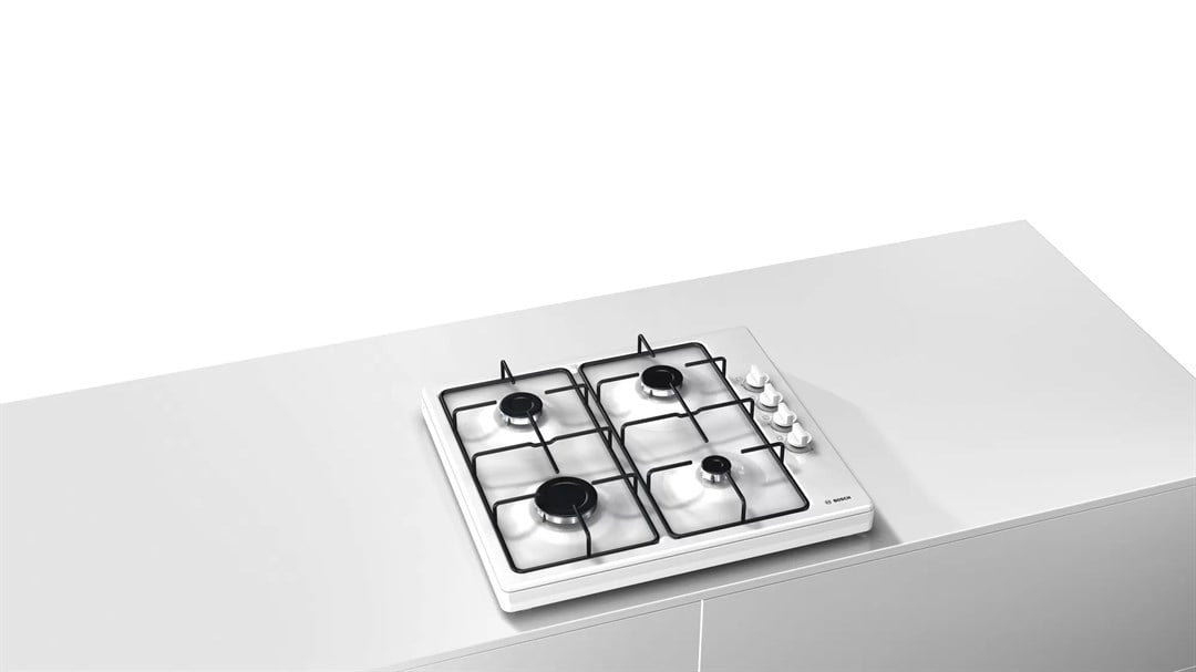PBP0C2B80O Bosch Bosch PBP0C2B80O Doğalgazlı Beyaz Set Üstü Ocak